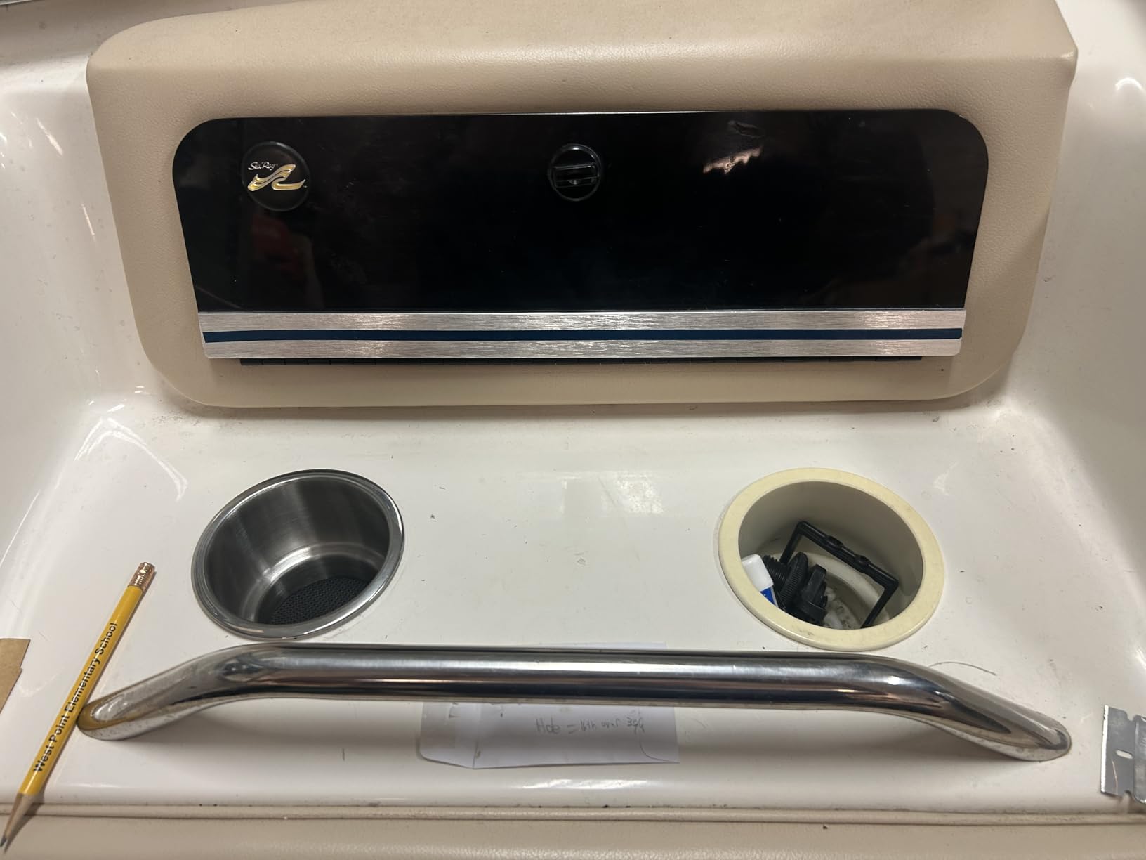 4Pcs Stainless Steel Cup Drink Holder Insert with Drain for Marine Boat, RV, Camper customer photo 1