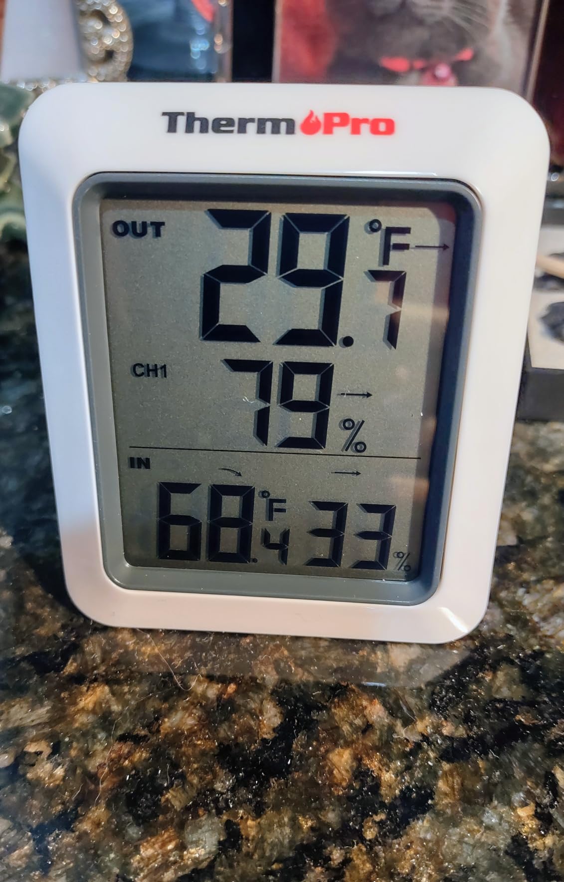 TempPro TempAir 500 FT Indoor Outdoor Thermometer Wireless with Sensor | Large LCD Display, No Hub or App Required, Outside Thermometer & Cold-Resistant Sensor for Patio Garage, Batteries Included customer photo 2