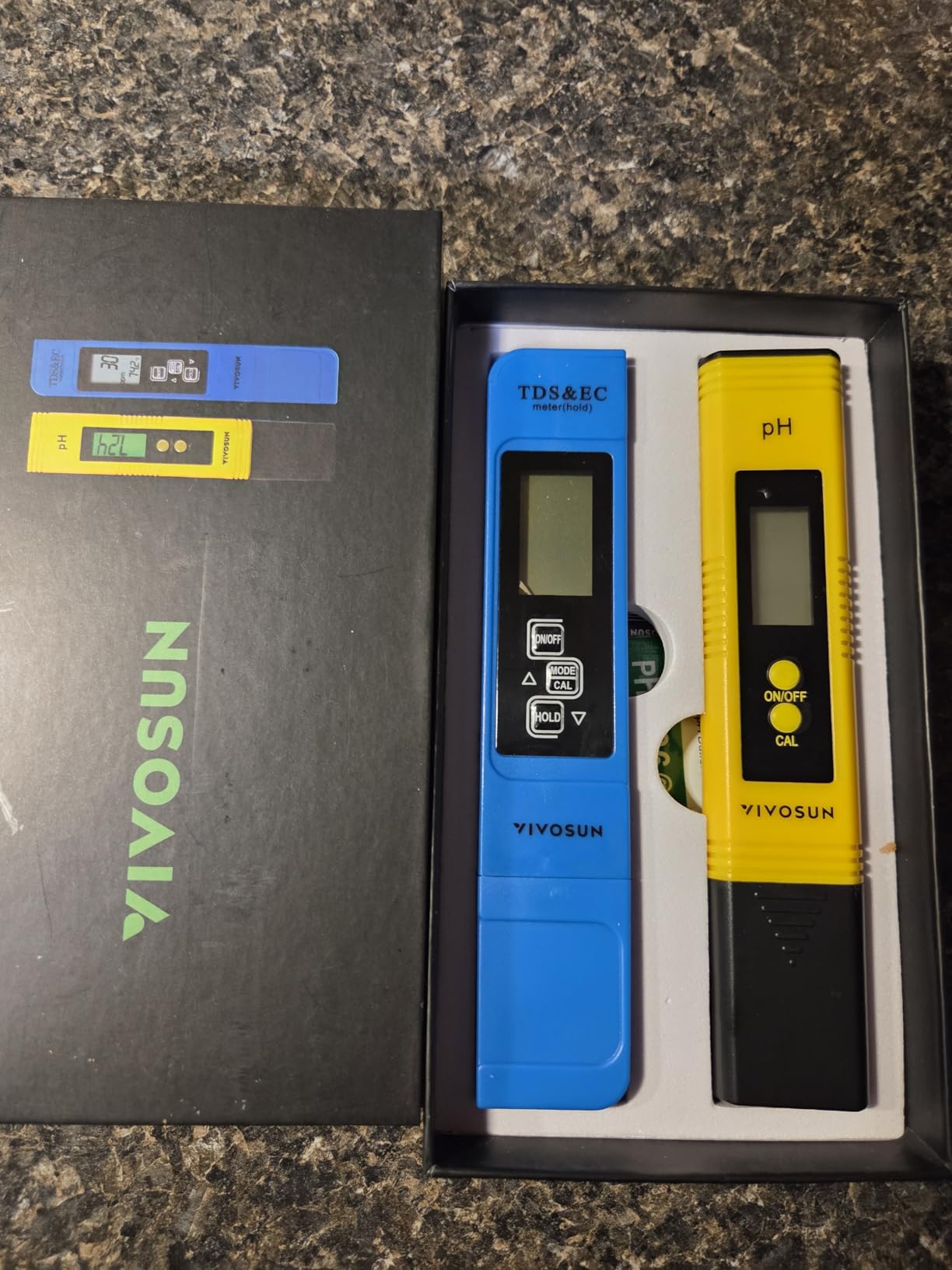 VIVOSUN Digital pH Meter TDS EC Meter for Water 0.01 Accuracy Hydroponics customer photo 2