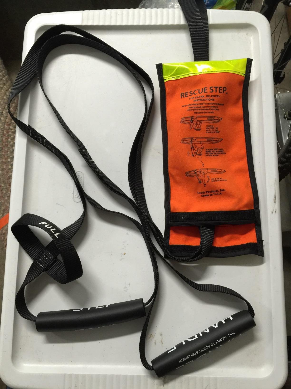 for Kayaks - Compact Boarding Rope Ladder for Kayak (Yellow/Black) customer photo 2