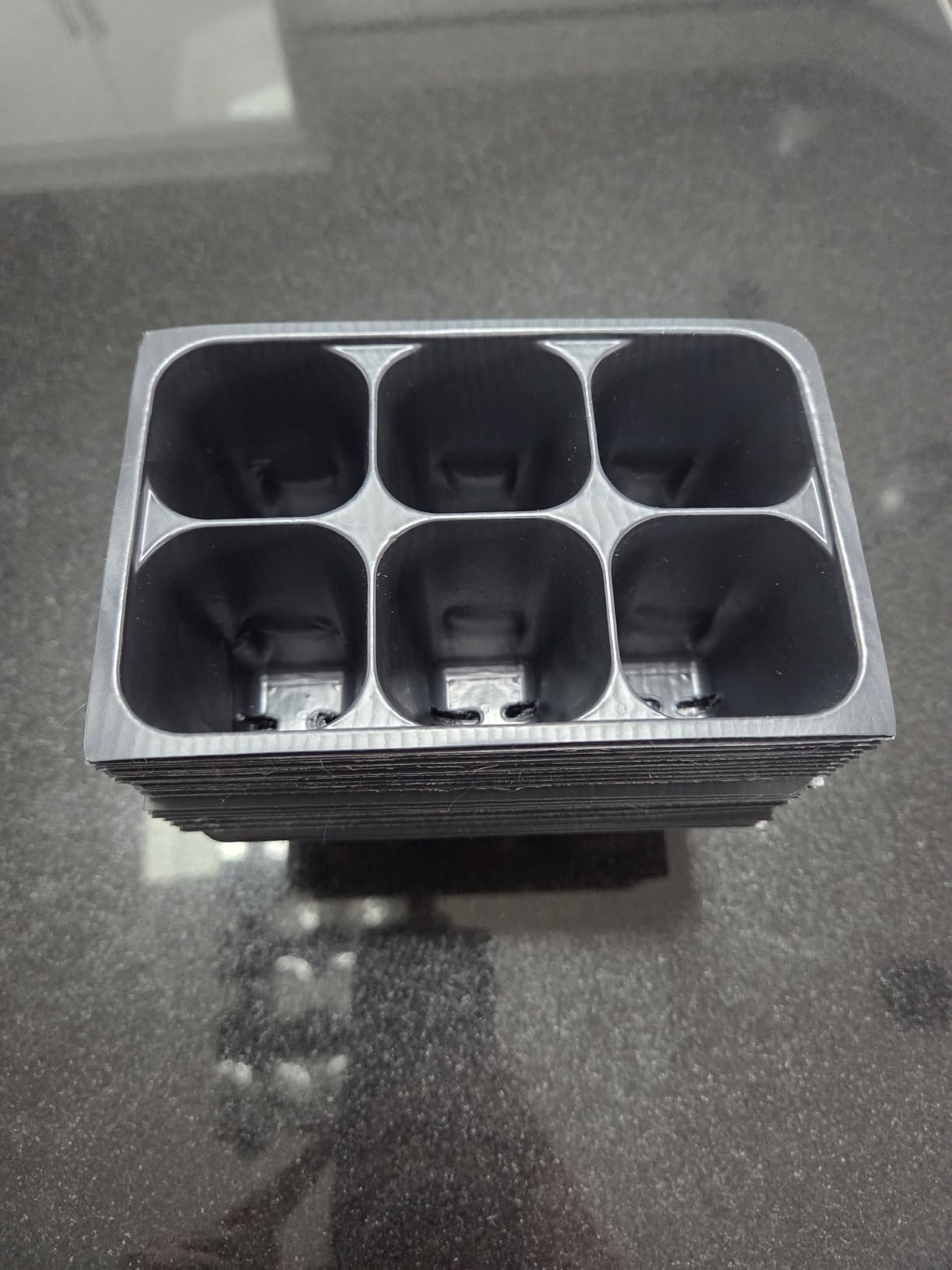 Seed Starter Trays, 144 Cells (24 Trays - 6 Cells Per Tray) + Plant Stakes customer photo 2