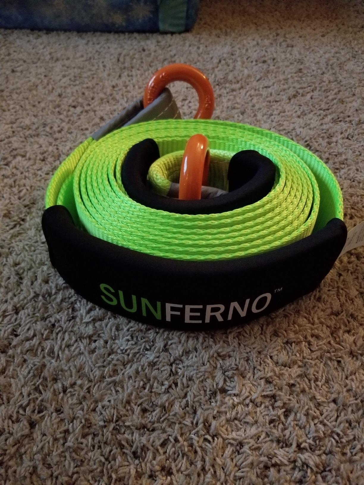 Tow Rope and Recovery Strap, 35000 Lb Heavy Duty Off Road Winch 3x20 Ft customer photo 1