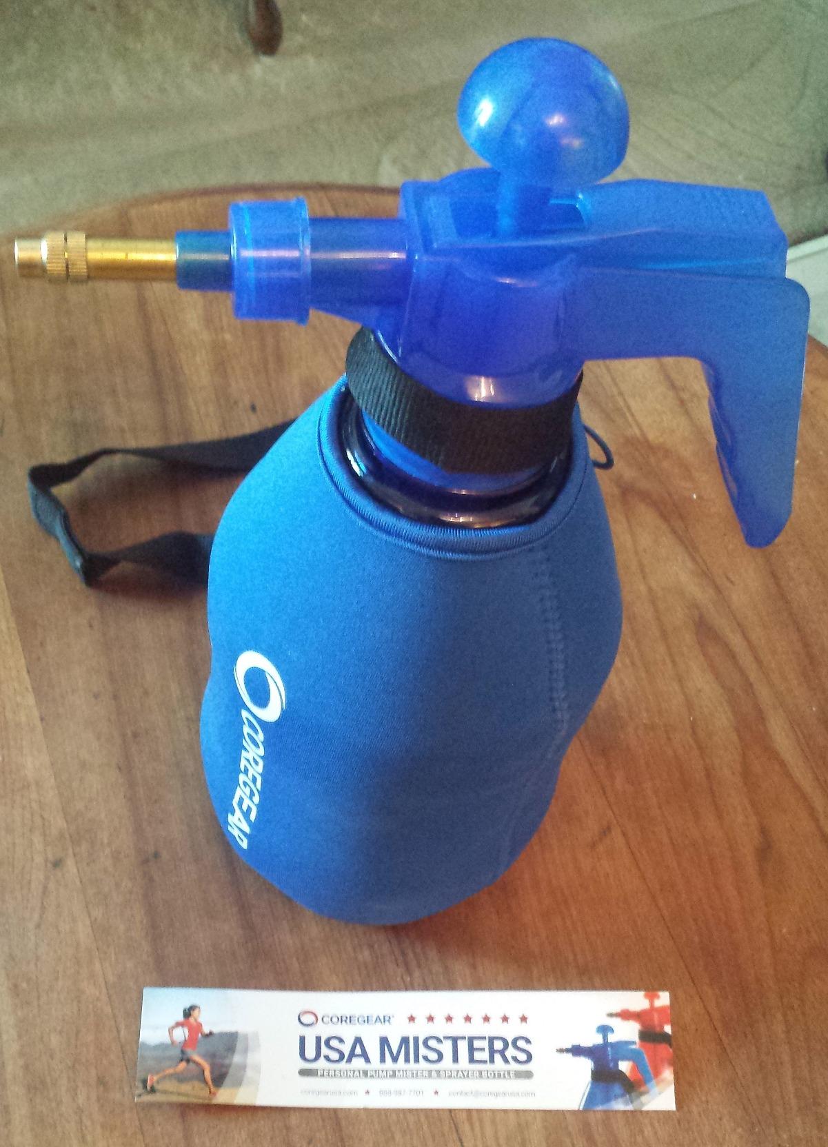 Ultra Cool XL 1.5L Personal Water Mister & Pump Sprayer | Battery-free 1.5L mister with zippered neoprene sleeve, wide mouth for ice, separate lanyard, D-ring clip and spare parts customer photo 2