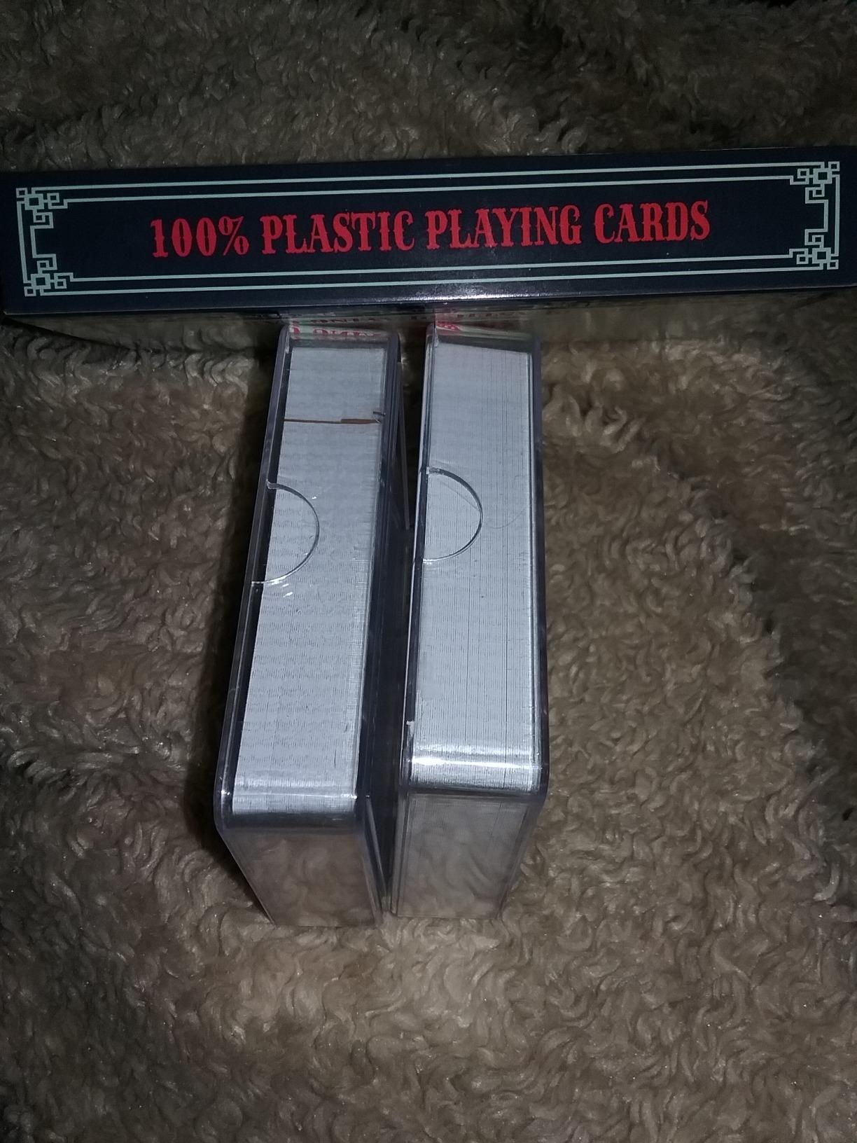 LotFancy Playing Cards, 100% Plastic, Waterproof - 2 Decks of Cards with Plastic Cases, Poker Size Standard Index, for Magic Props, Pool Beach Water Card Games customer photo 1