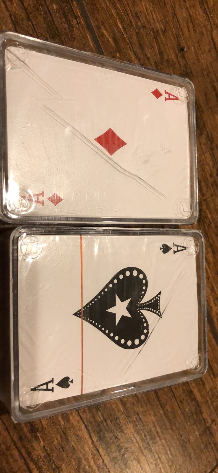 LotFancy Playing Cards, 100% Plastic, Waterproof - 2 Decks of Cards with Plastic Cases, Poker Size Standard Index, for Magic Props, Pool Beach Water Card Games customer photo 2
