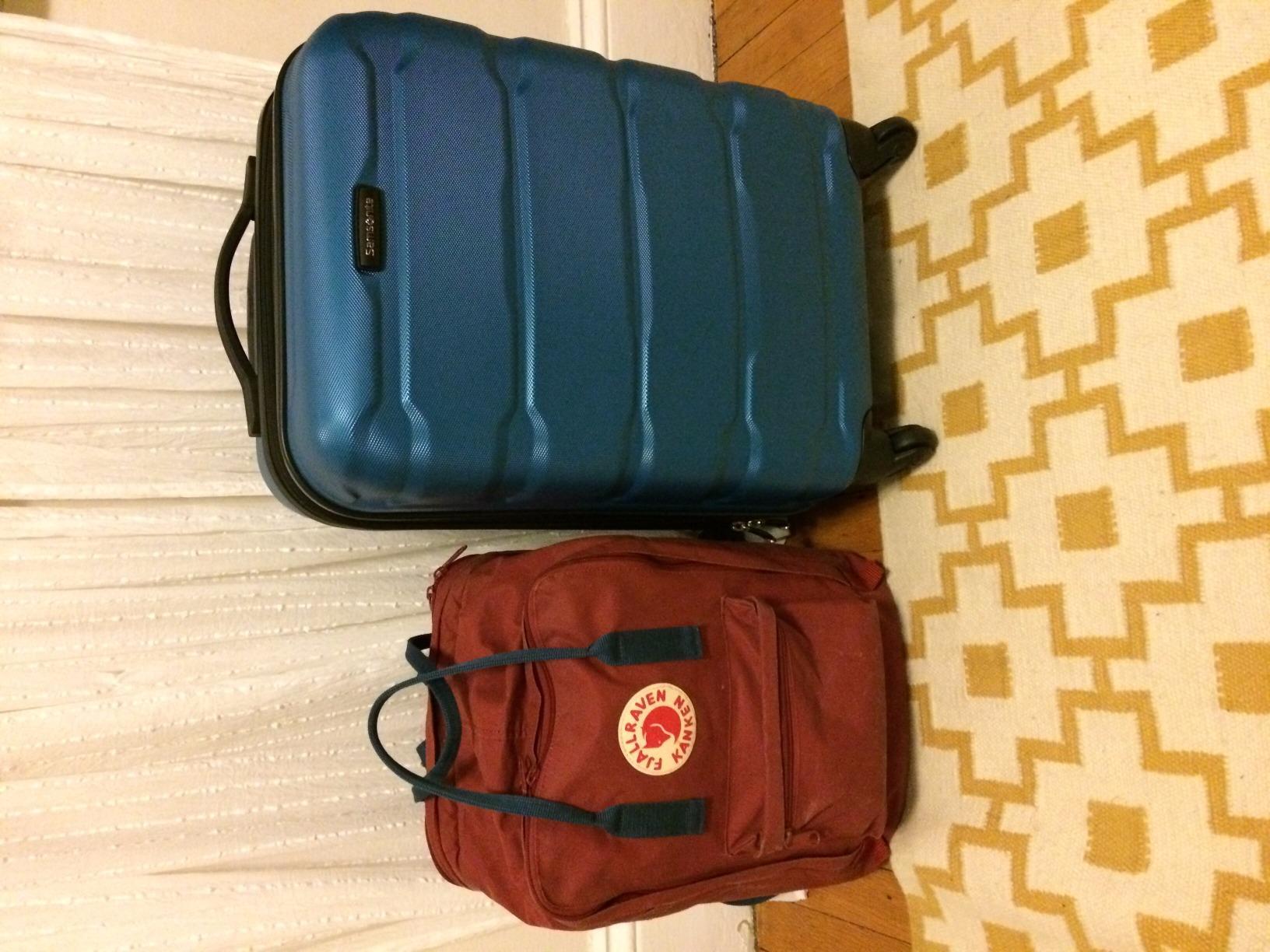 Samsonite Omni PC Hardside Expandable Luggage with Spinner Wheels, Silver, Checked-Medium 24-Inch customer photo 1