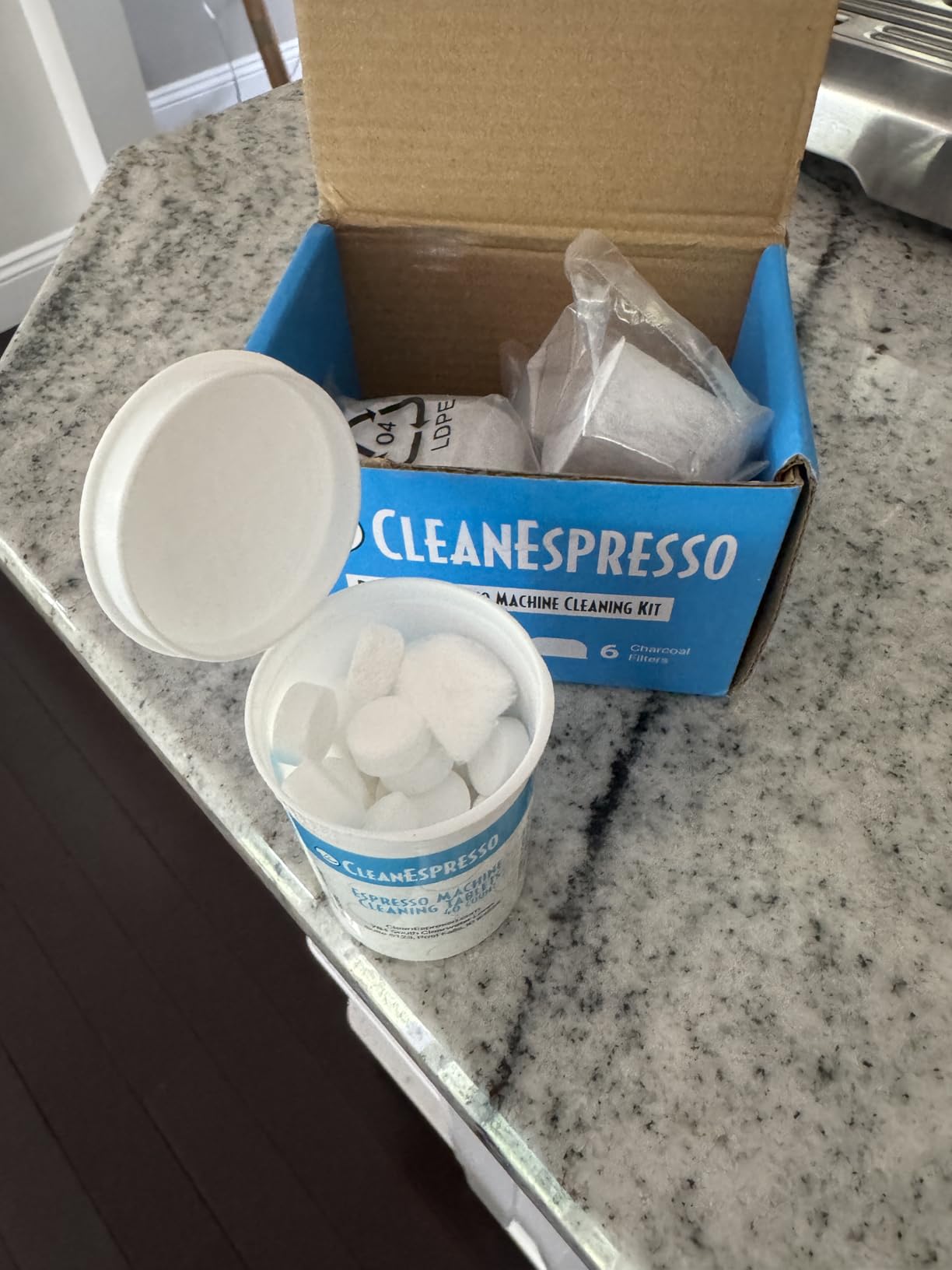 CleanEspresso - Designed For Breville Cleaning Kit - 40 Cleaning Tablets and 6 Water Filters for Breville Espresso Machines - 2g Espresso Machine Tablets customer photo 2