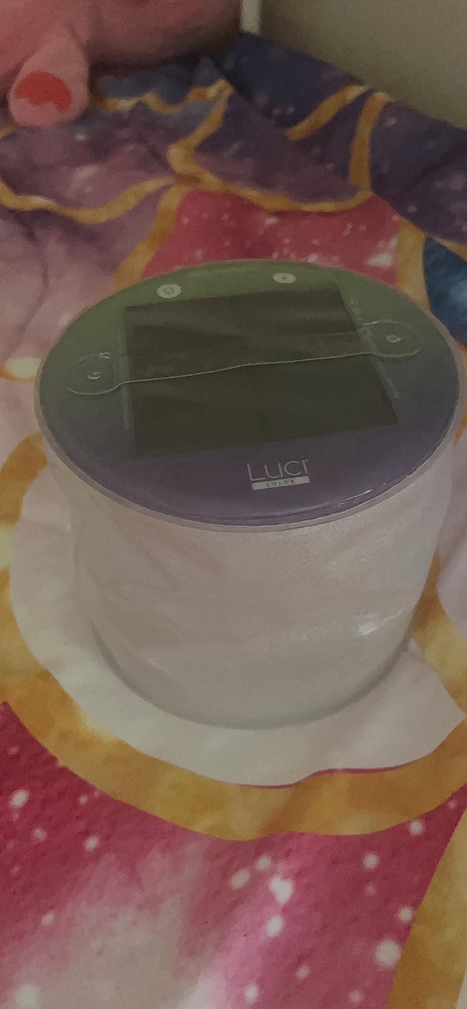 MPOWERD Luci Color: Solar Inflatable Lantern with 8 Vivid Color Options, 15 Lumens LEDs, Sparkle Finish, Lasts Up to 6 hrs, Rechargeable Battery via Solar, Waterproof, Indoor/Outdoor Decorating customer photo 1