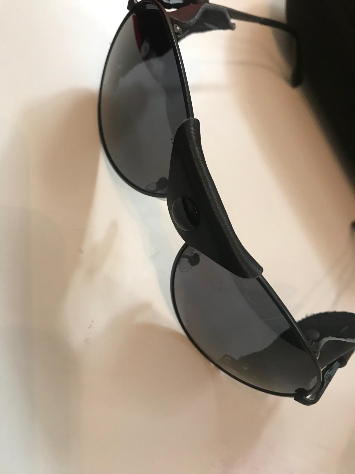 OSSAT Polarized sunglasses with side shields cowhide wind proof sunshade Classic Mountain Fishing eyewear customer photo 1