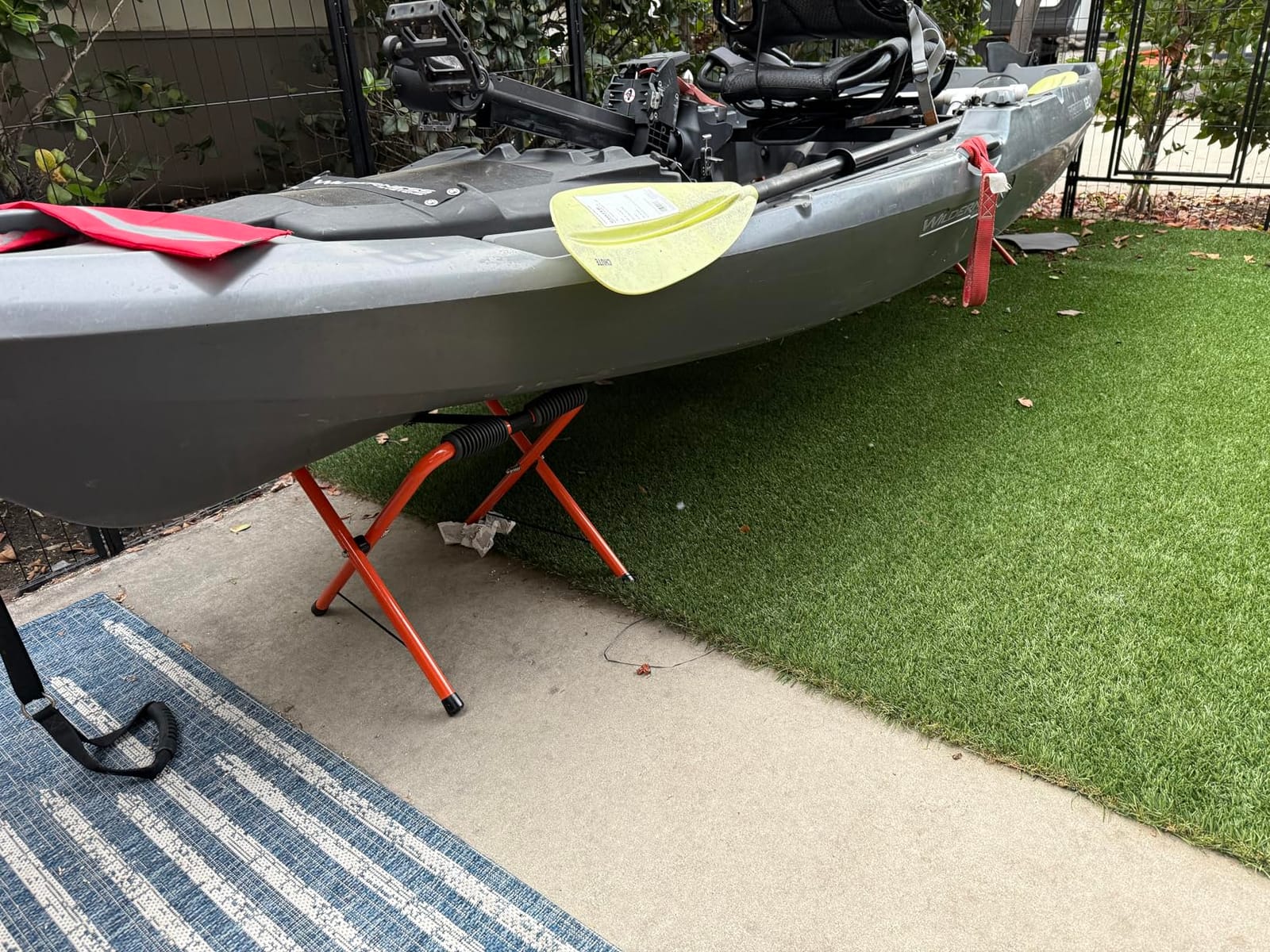 Rad Sportz Kayak Storage Racks, Orange, Set of 2 customer photo 2
