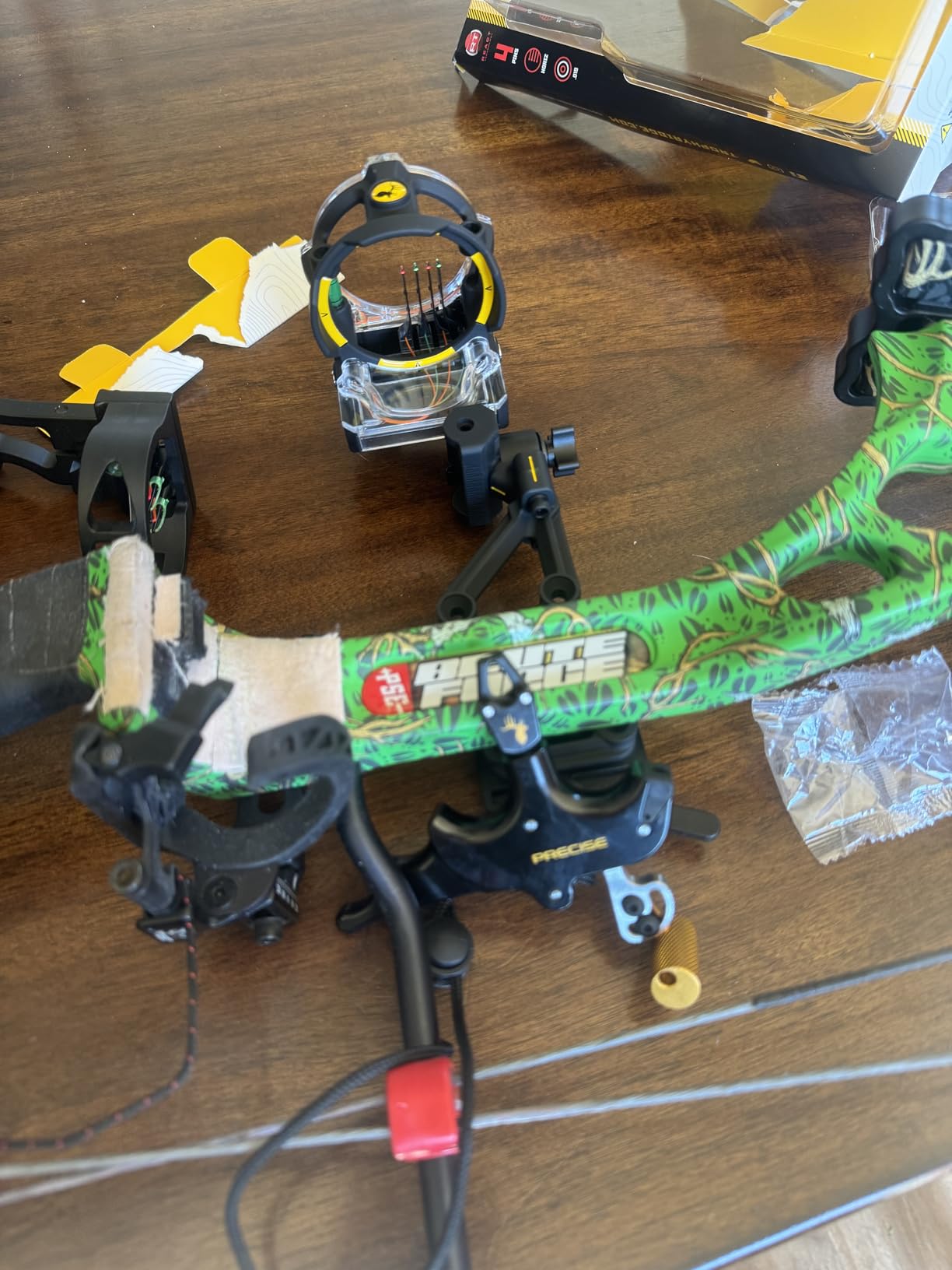 Trophy Ridge React H4 Bow Sight - 4 Pin Sight, Tool Less Windage and Elevation Adjustability, 2nd Axis Leveling, Adjustable Click Light customer photo 1