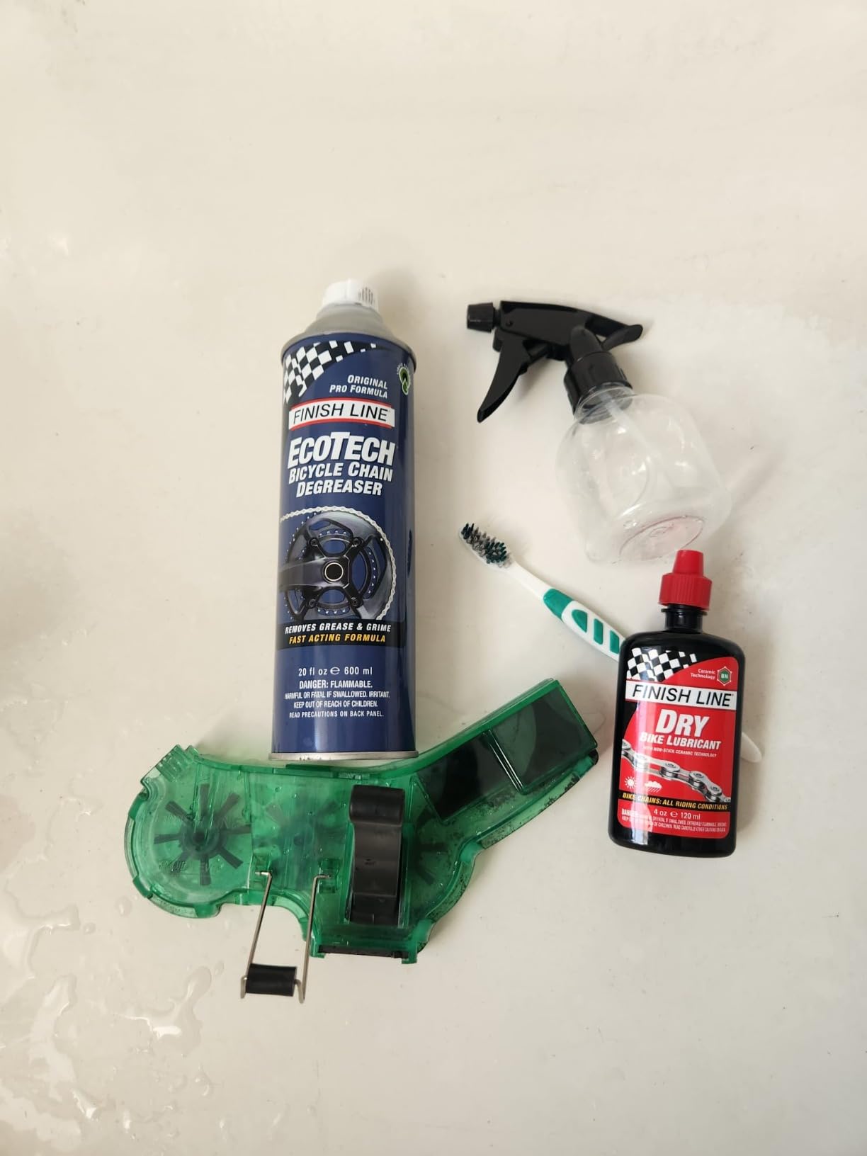 Finish Line Pro Chain Cleaner Kit with Degreaser and Chain Lubricant customer photo 1