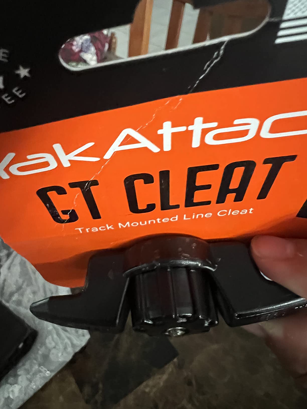 YakAttack GT Cleat, Track Mount Kayak Rope Cleat for Anchor Systems | Low-Profile Line Control | Fits GearTrac MightyMount XL & Most Rails | Anchor Trolley Rope Management | Made in USA customer photo 1