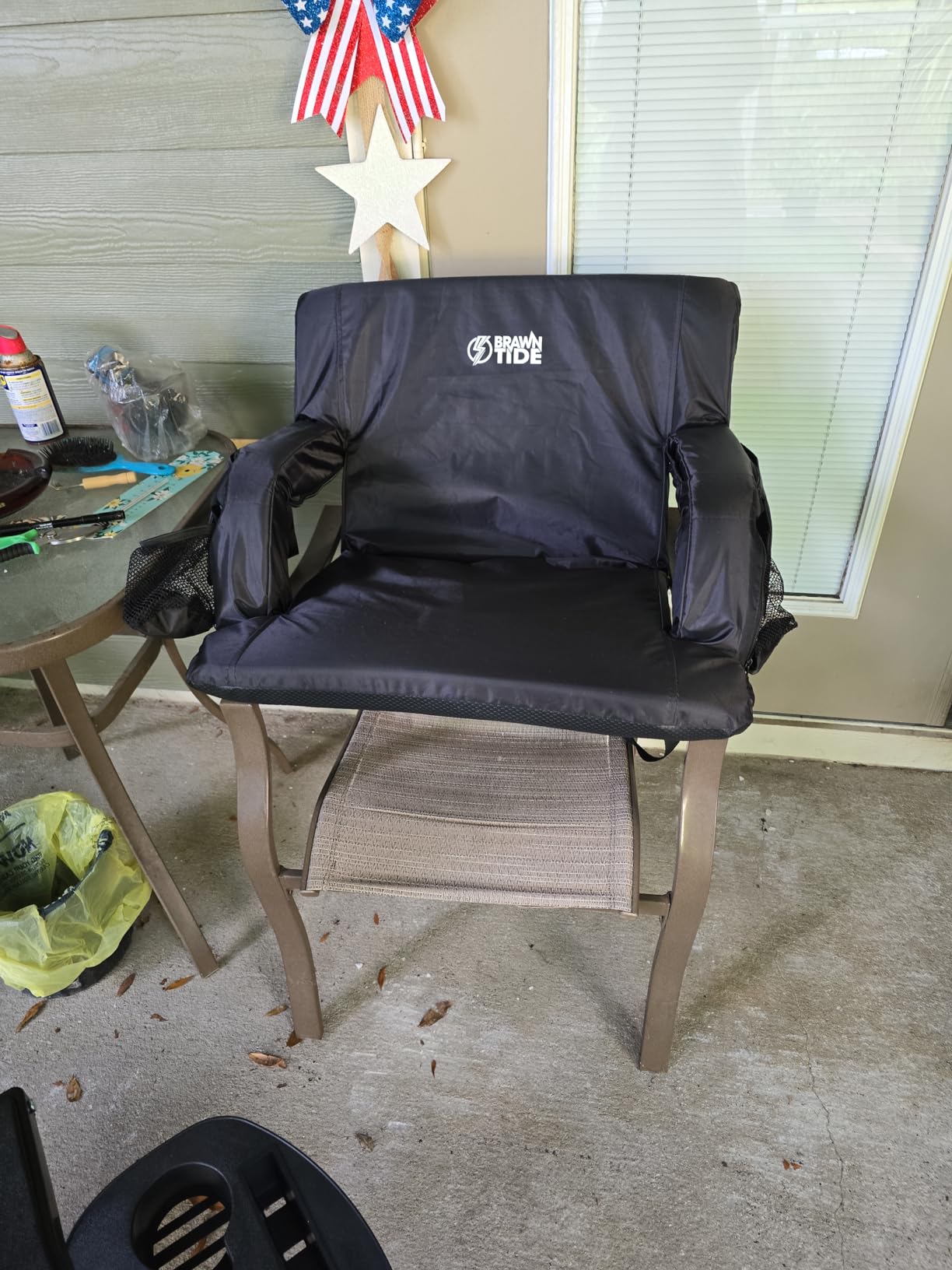BRAWNTIDE Stadium Seat for Bleachers with Back Support - 3