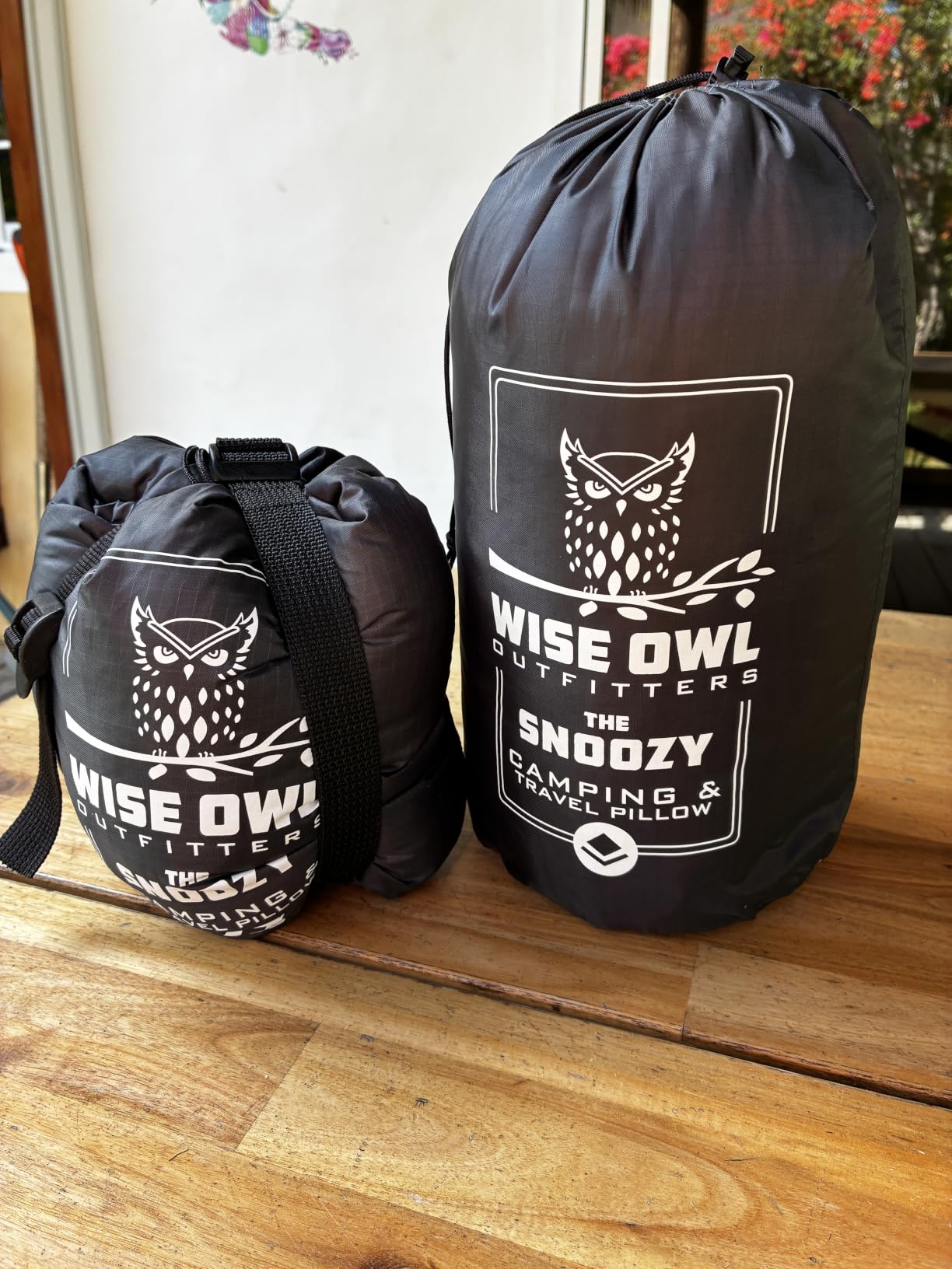 Wise Owl Outfitters Camping Pillow - Memory Foam Travel Pillow for Airplane Sleeping, Hiking, Backpacking & Outdoor Use - Small & Portable for Adults, Car, Camp & Tent customer photo 2