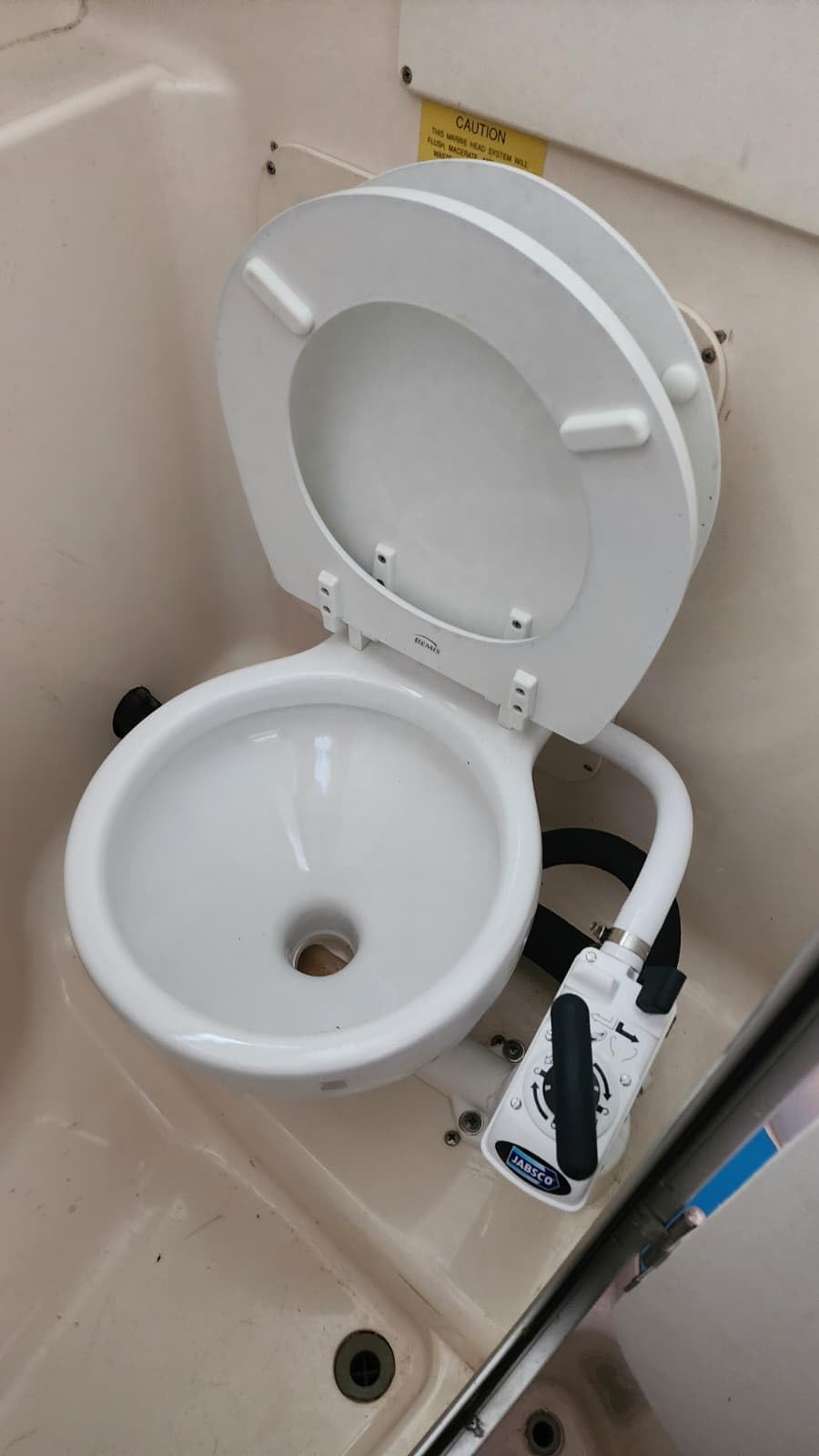 Jabsco Twist n' Lock, Manual Marine Toilet Boating Head customer photo 1