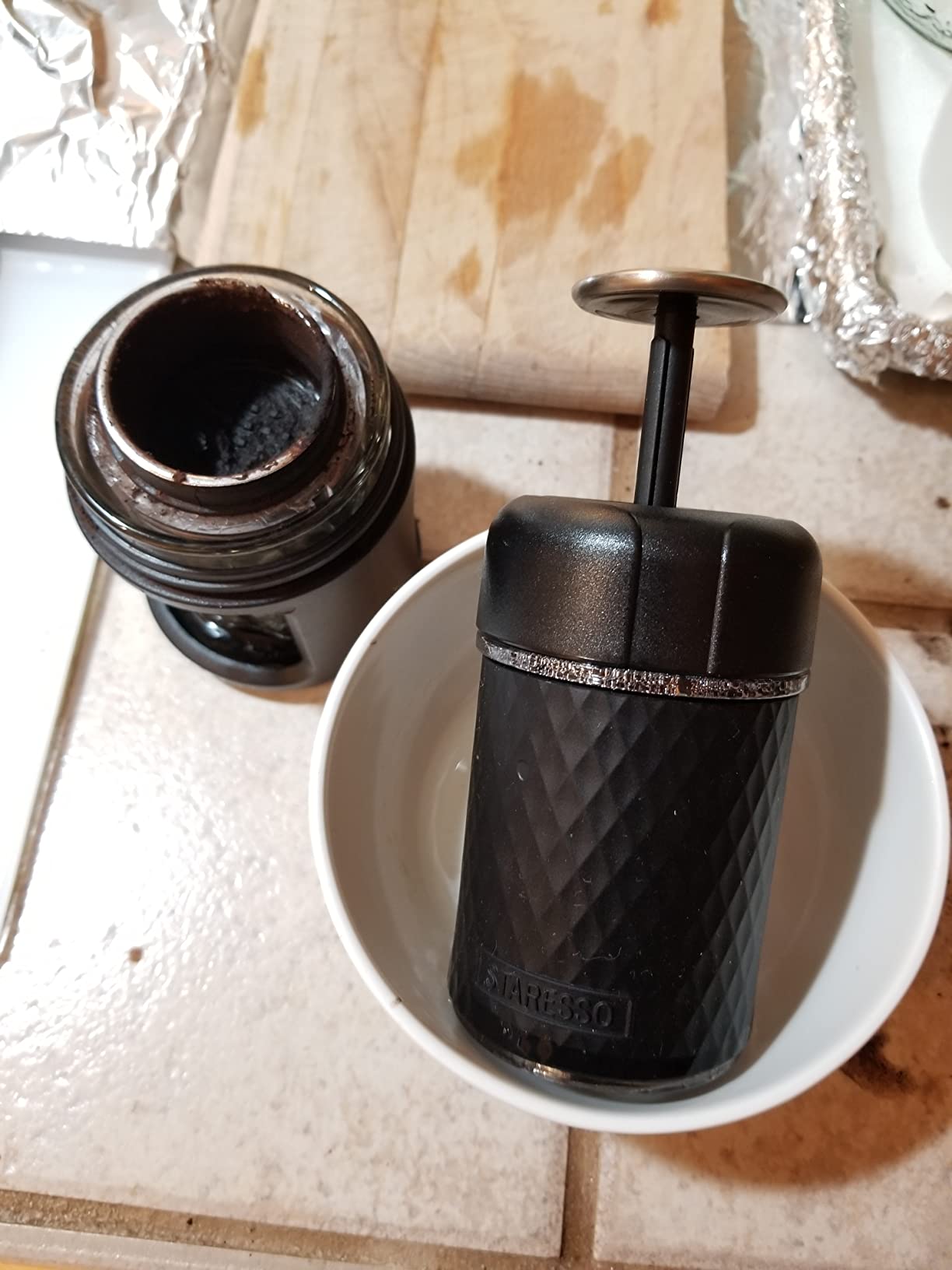 STARESSO Classic Manual Espresso Maker, 2 IN 1 Travel Coffee Machine customer photo 1