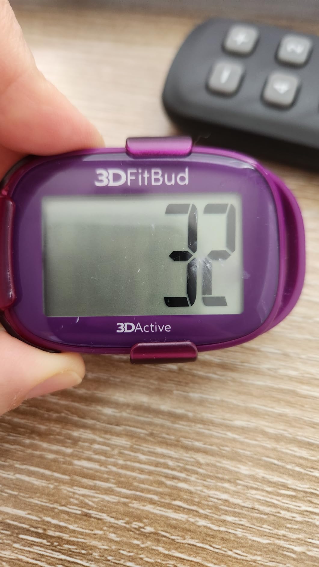 3DFitBud Simple Step Counter Walking 3D Pedometer by 3DActive with Clip, Lanyard Accurate Step Tracker Large Display, Easy to Use for Kids Men Women Adult Seniors Daily Step Tracking - A420S customer photo 1