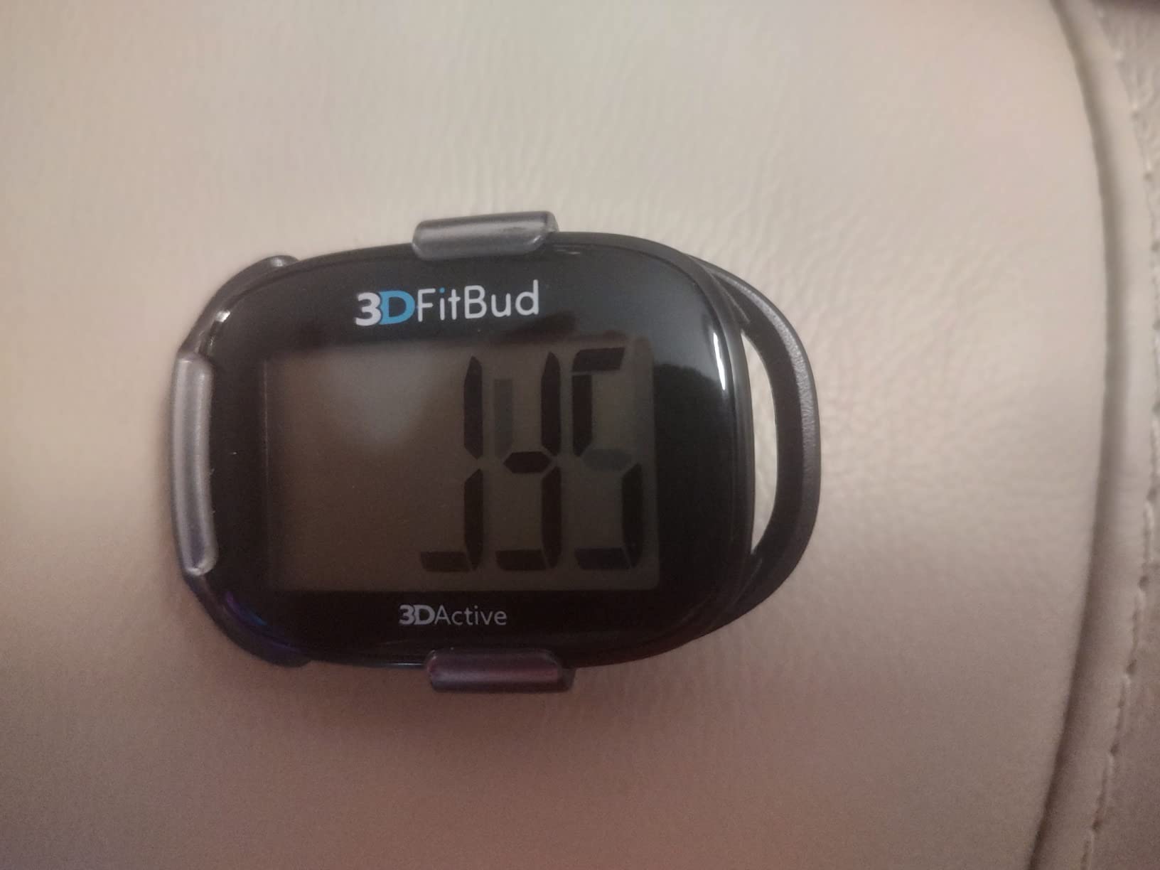 3DFitBud Simple Step Counter Walking 3D Pedometer by 3DActive with Clip, Lanyard Accurate Step Tracker Large Display, Easy to Use for Kids Men Women Adult Seniors Daily Step Tracking - A420S customer photo 2