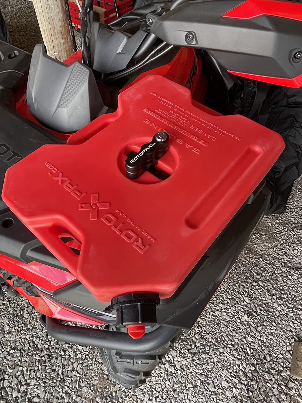 RotopaX - 2 Gallon Gasoline Pack, GEN 2 - Leakproof Fuel Container, Red customer photo 2
