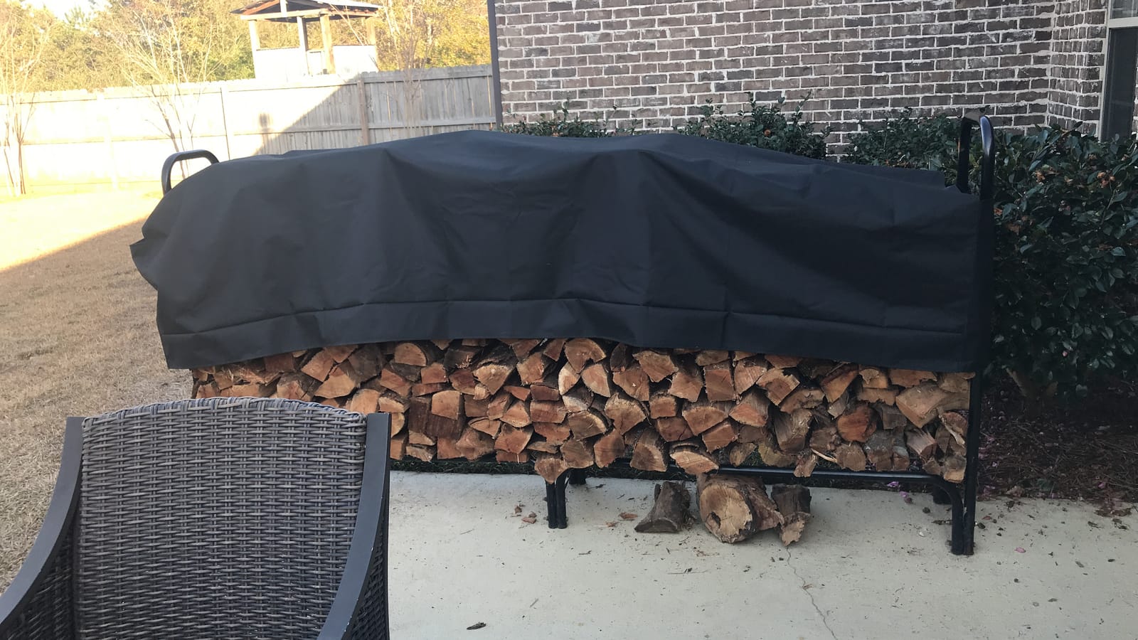 Champion 96-Inch Firewood Rack Cover customer photo 1