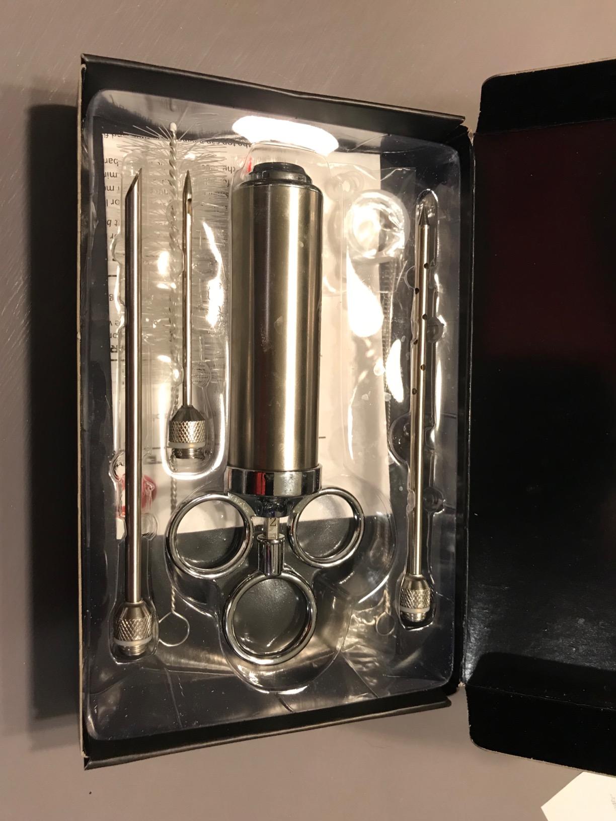 Stainless Steel Meat Injector, 2 Oz Turkey Injector customer photo 1