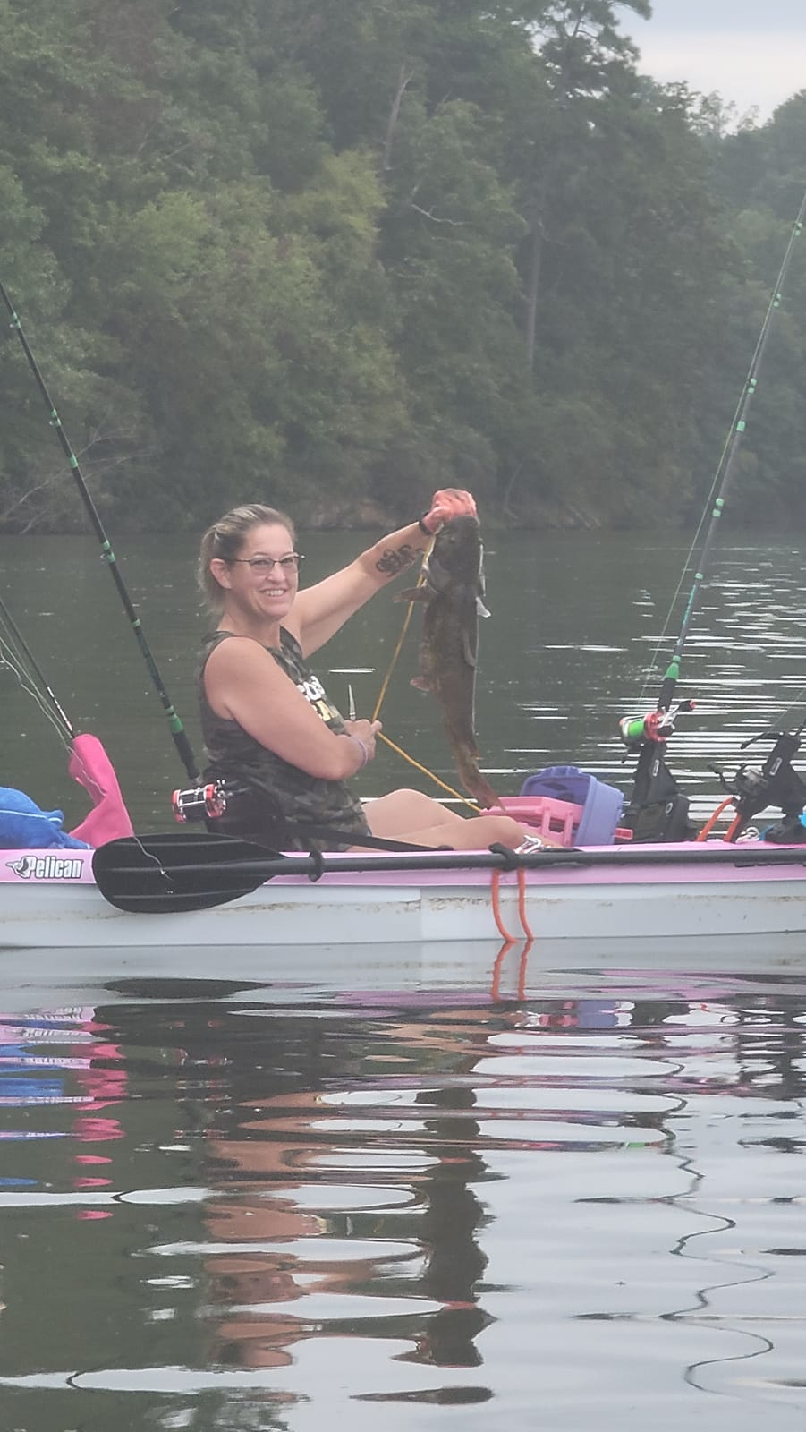 Championship Catfish Rod: 2 Piece, Medium Heavy Chop Stick, Sensitive Tip for Detecting Bites, Heavy Backbone for Hauling in Ugly Monsters, 10-50lb Line, 7'6