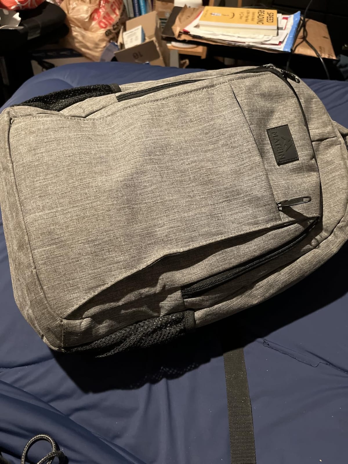 MATEIN Grey 17 Inch TSA Friendly Travel Laptop Backpack for Women and Men customer photo 1