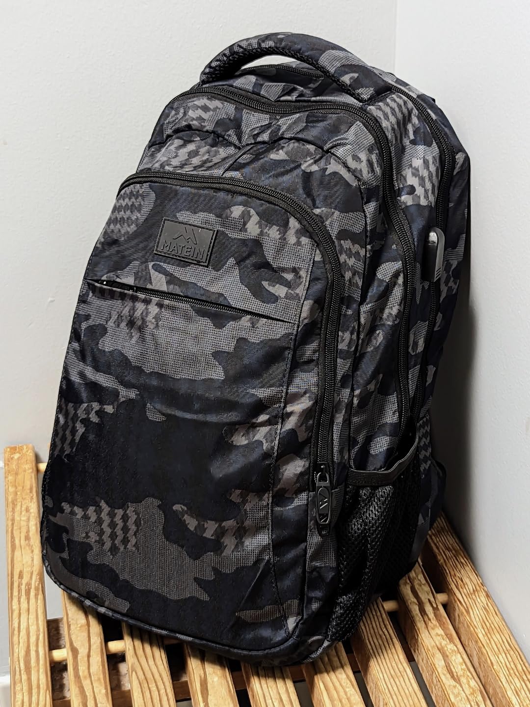 MATEIN Grey 17 Inch TSA Friendly Travel Laptop Backpack for Women and Men customer photo 2