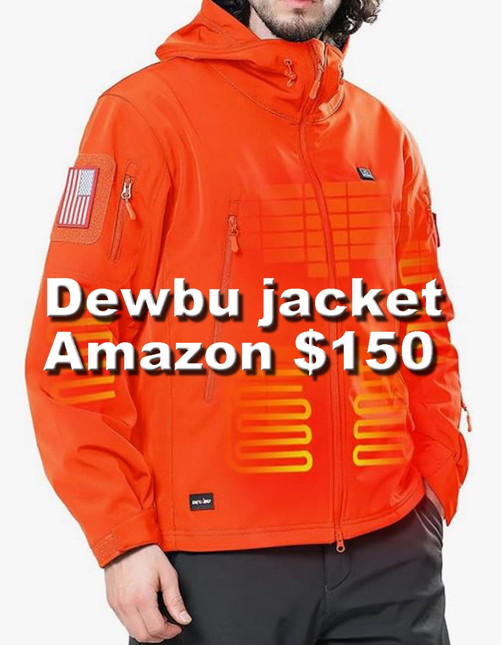 DEWBU Heated Jacket for Men with 12V Battery Pack customer photo 2