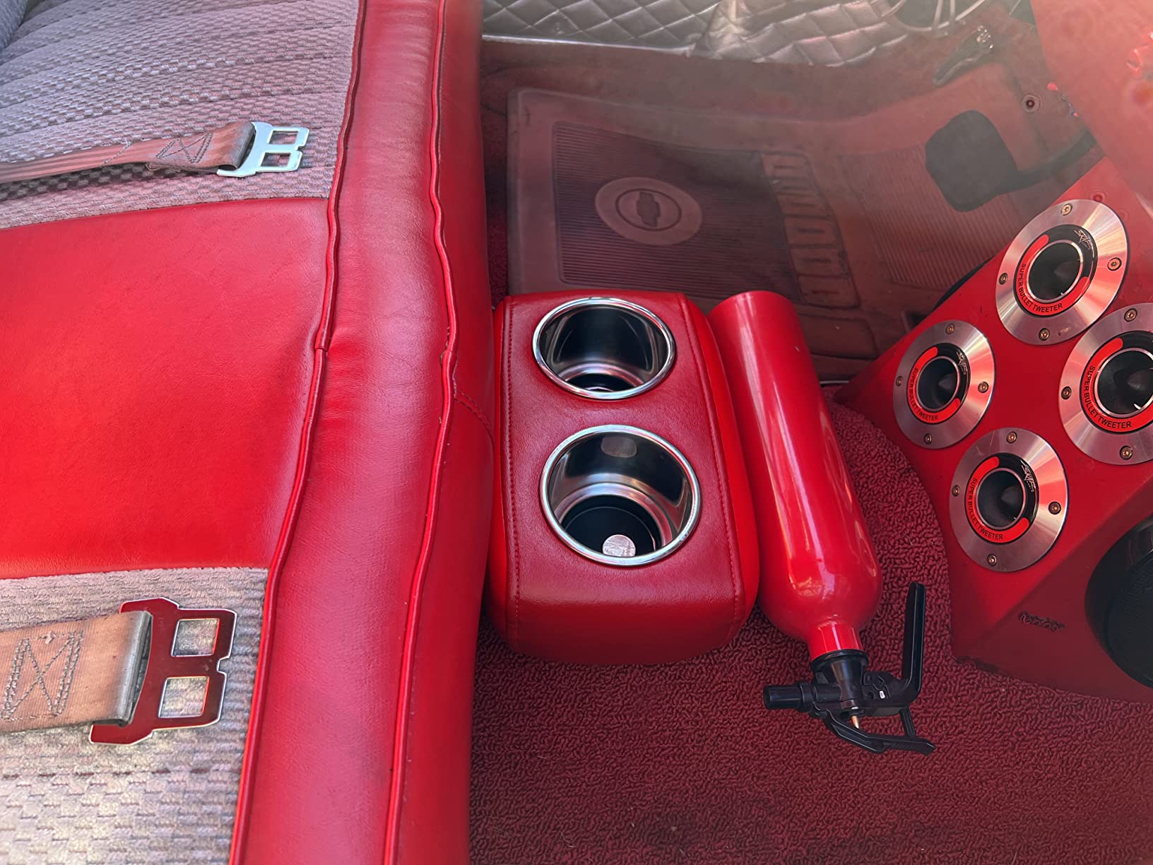 Wise 3059-1882 Pontoon Double Drink Holder with Stainless Steel Cup Holders, Marble / Brite White customer photo 2