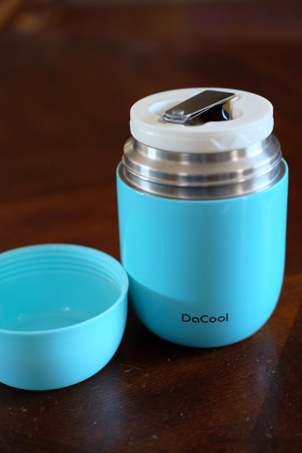 DaCool Food Thermo for Hot Food Insulated Food Jar 16 Ounce Vacuum Stainless Kids Lunch Thermo Container Bento for Kids Adult with Spoon Leakproof for School Office Picnic Travel Outdoors,Cyan Blue customer photo 2