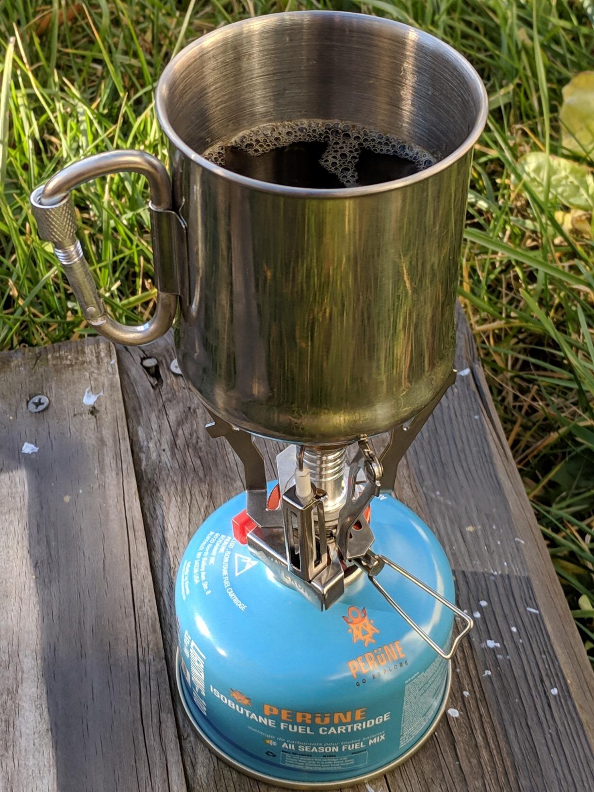 Iso-Butane Camping Fuel Gas Canister All Season Mix - 100gram customer photo 1