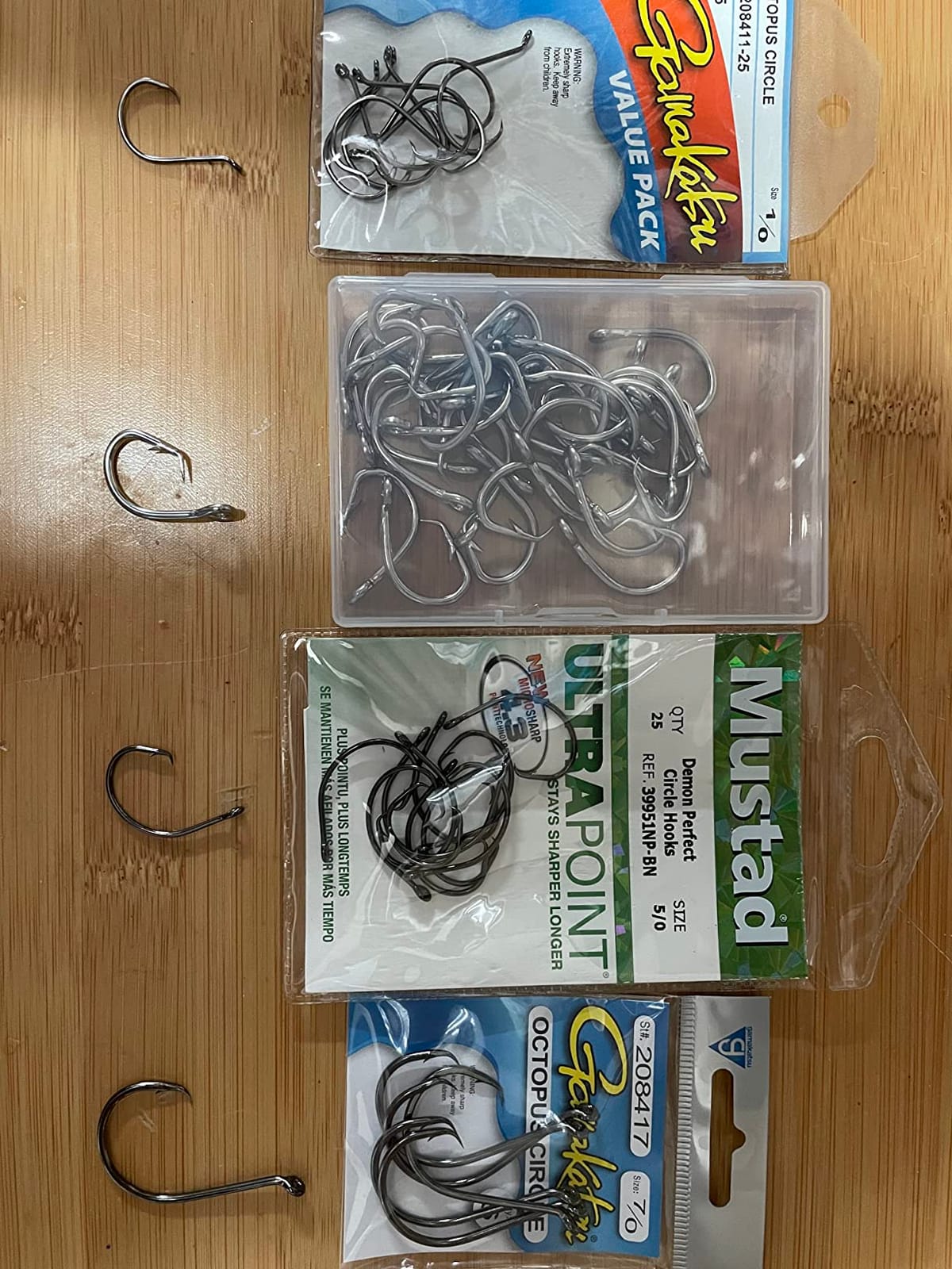 Tuna Circle Hooks Stainless Steel Big Game Saltwater Hook 30Pcs Extra Strong Short Shank Circle Hook 8/0-20/0 customer photo 2