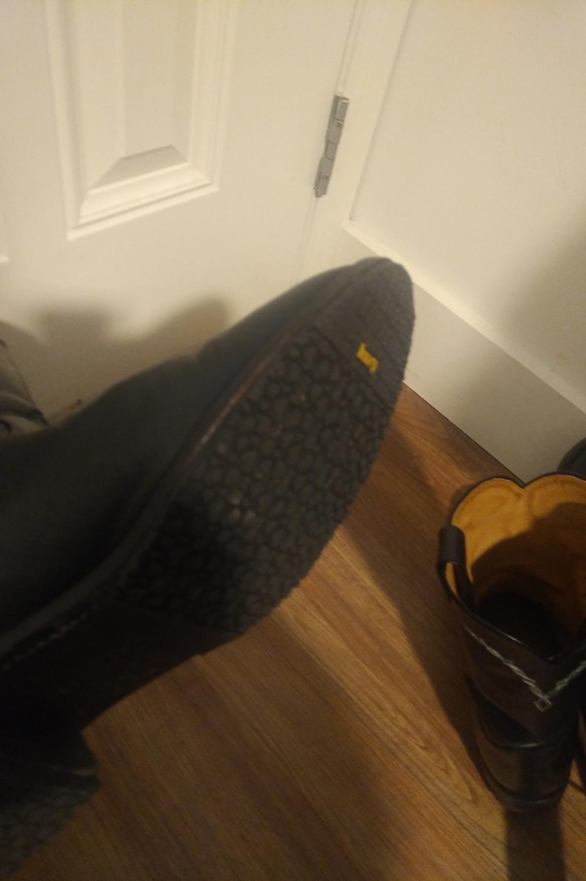 Shoe Repair Replacement Rubber Heels and Half Sole use for ice and Snow, 4mm Thickness Half Sole and 7mm Heels (Black) customer photo 1