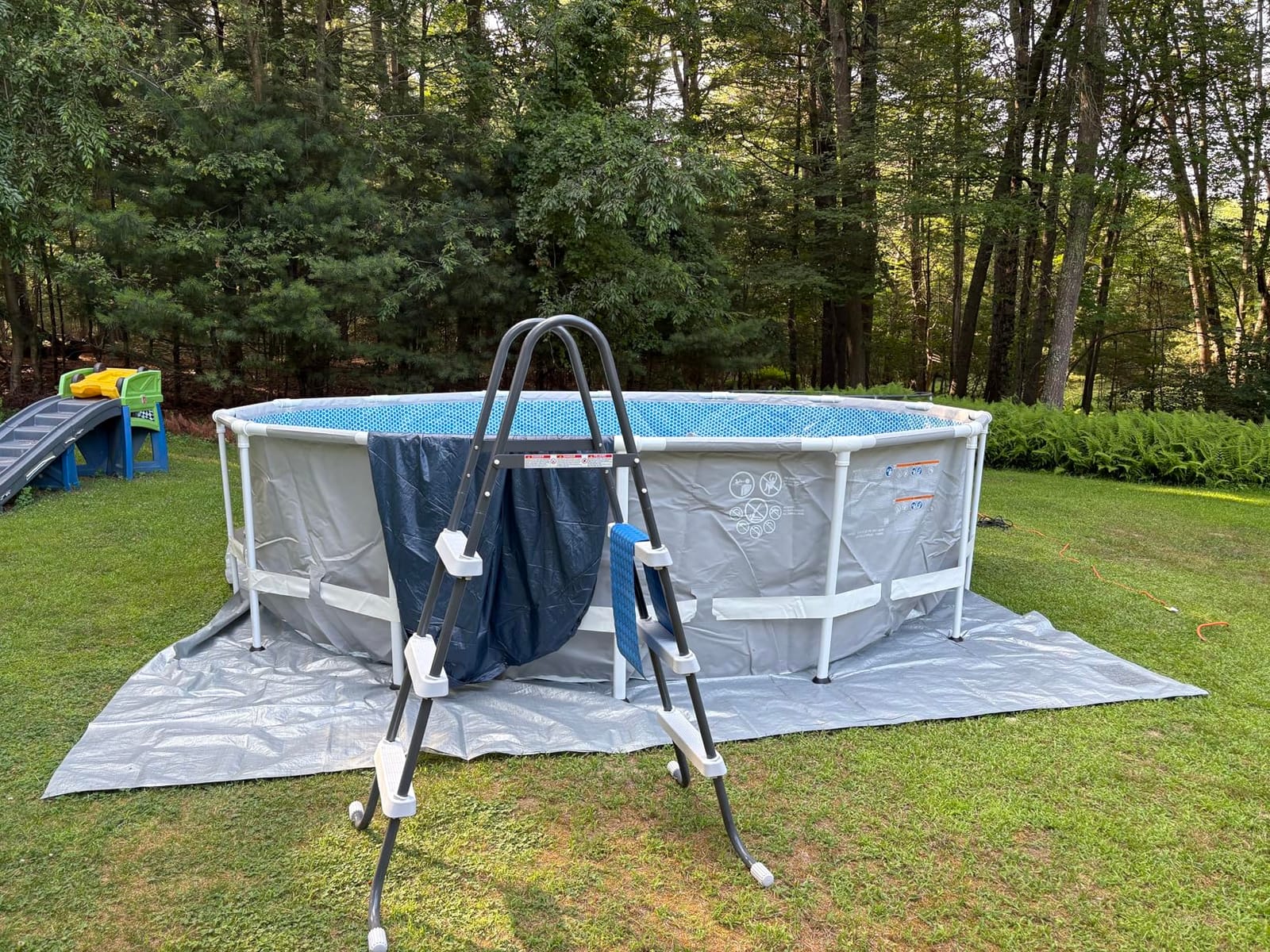 INTEX Prism Frame 20ft x 52in Round Above Ground Swimming Pool Set w/Pump customer photo 1