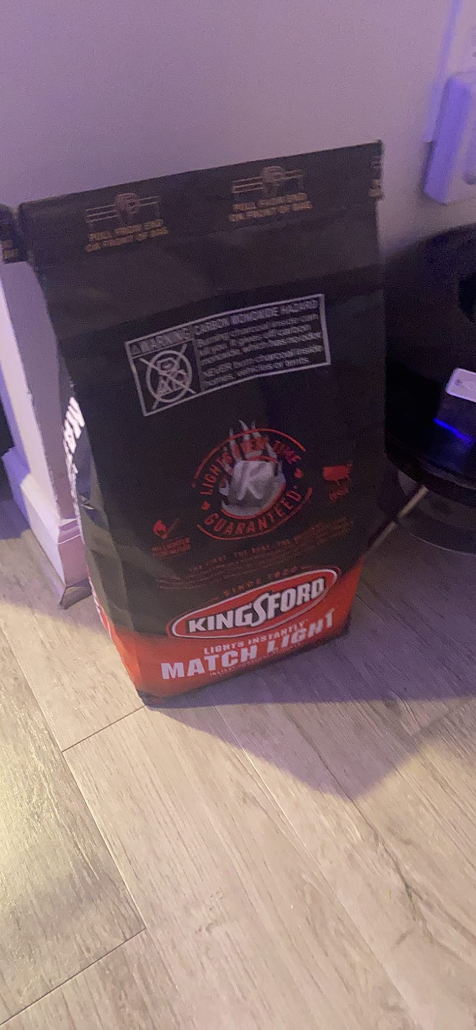 Kingsford Match Light Instant Charcoal Briquettes, BBQ Charcoal for Grilling, Ready in 10 Minutes, No Lighter Fluid or Starter Needed, 12 lbs customer photo 1