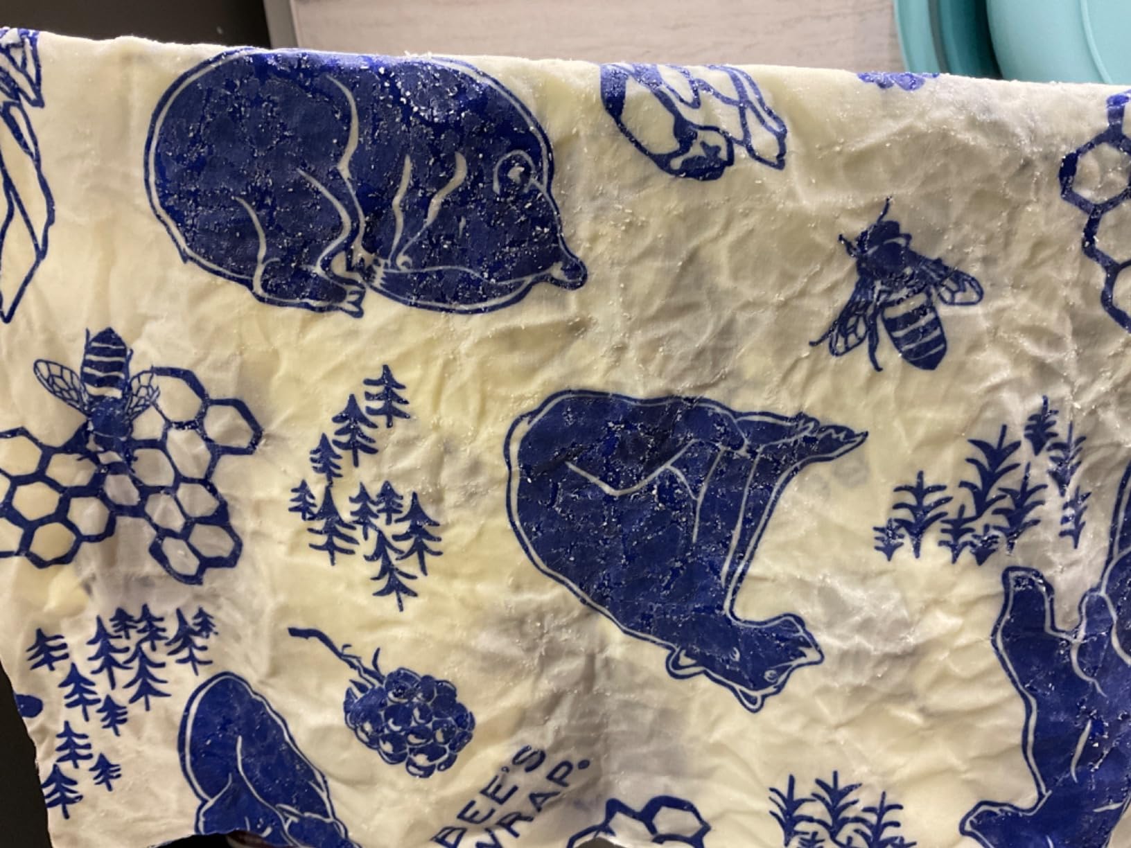 Bee's Wrap Beeswax Food Wraps, 3 Pack Assorted - Bees & Bears | Organic Beeswax Wraps - Small, Medium & Large - Plastic Free - Reusable Food Storage - Cheese & Produce - Made in USA customer photo 2
