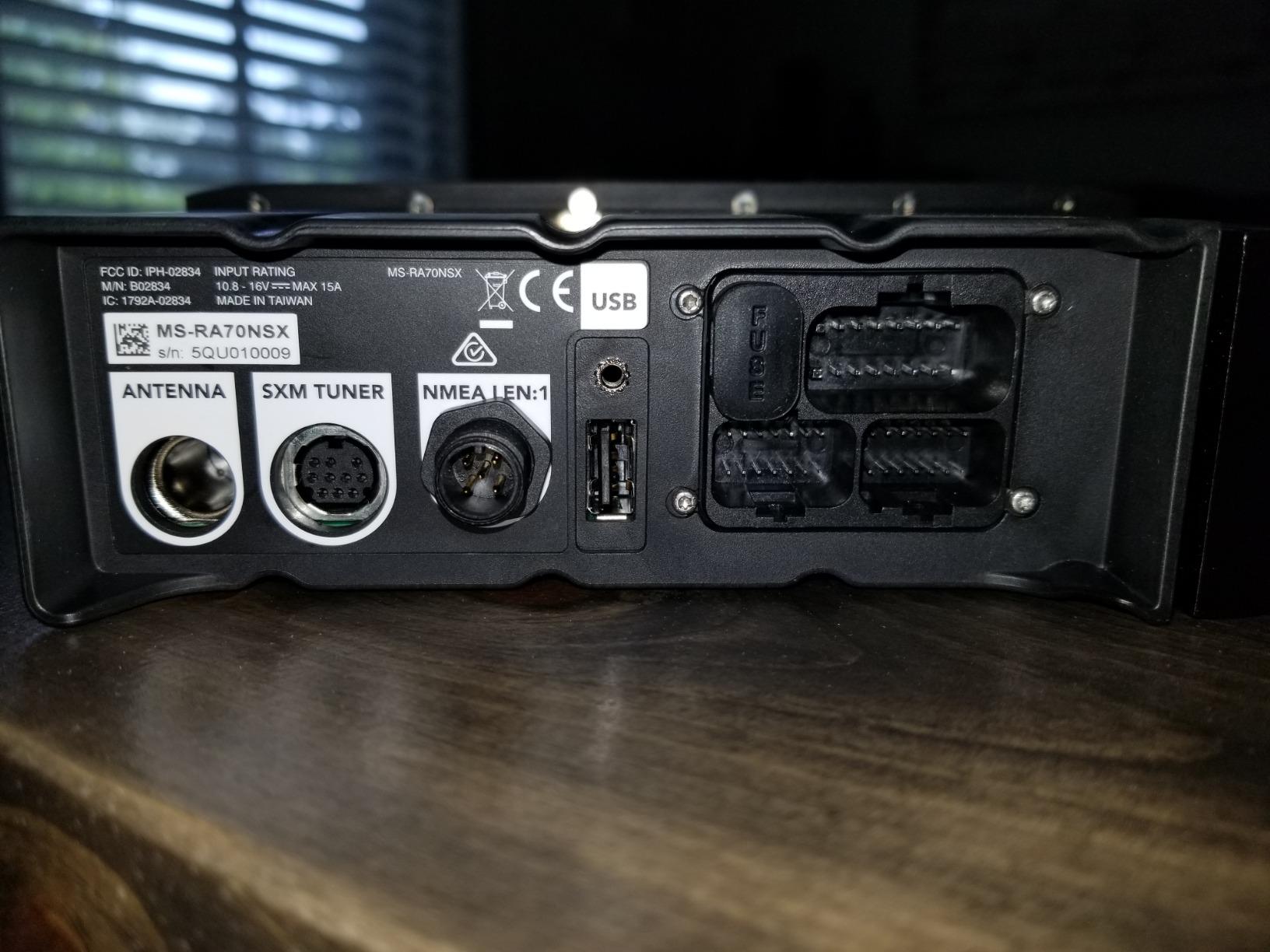Fusion MS-RA70NSX NMEA 2000 SiriusXM-Ready Marine Entertainment System customer photo 2