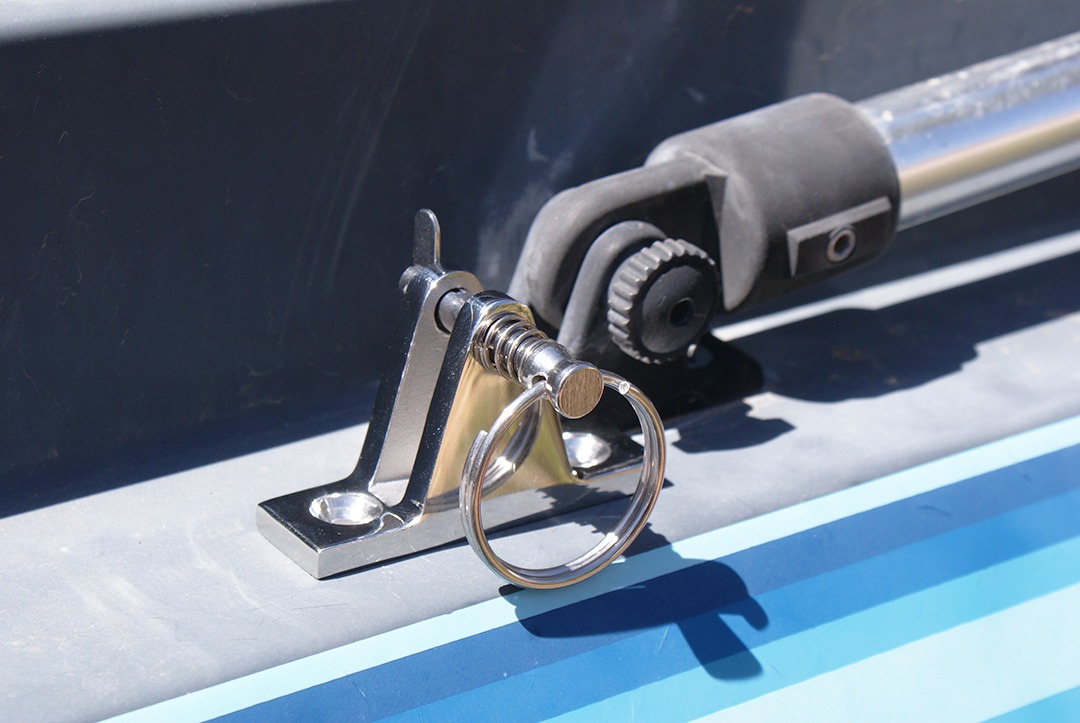 VTurboWay Bimini Top Deck Hinge with Pin and Ring, 316 Stainless Steel, Free Installation Screws customer photo 1