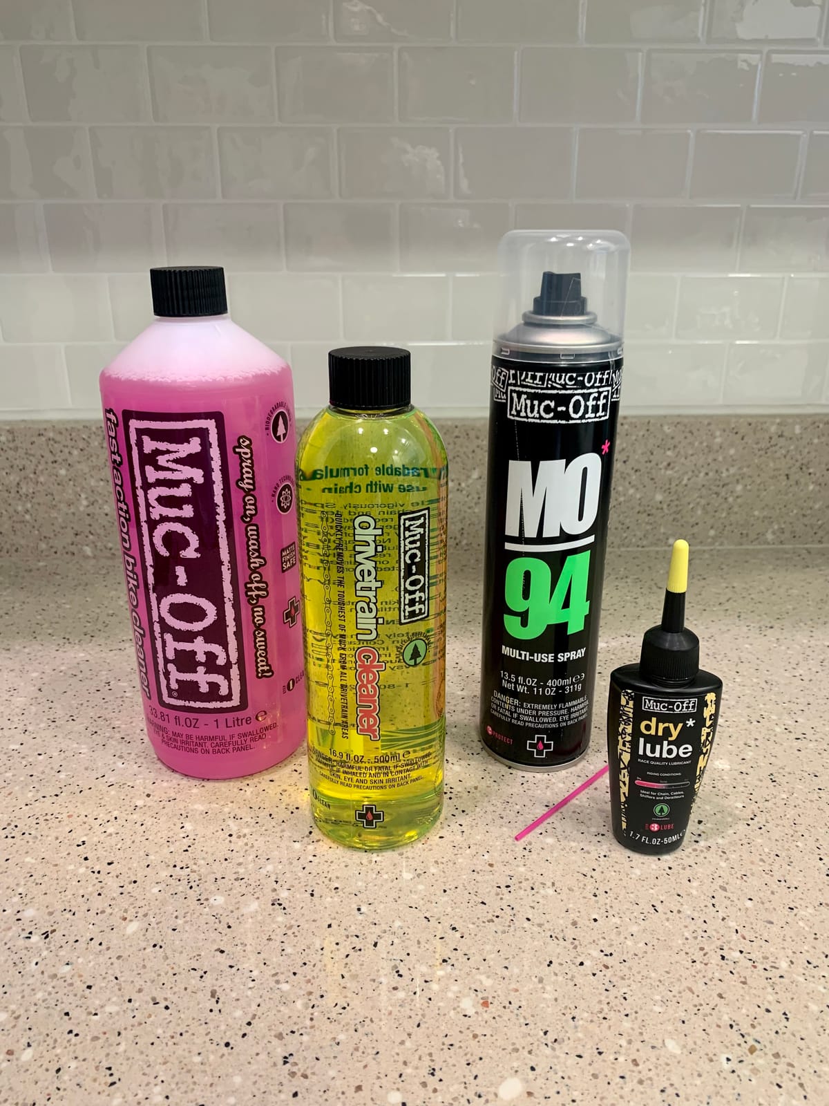 Muc-Off Bike Wash & Drivetrain Essentials Kit - Perfect to Clean, Protect Your Bicycle Drivetrain - Includes Cleaner, Lube and More customer photo 2