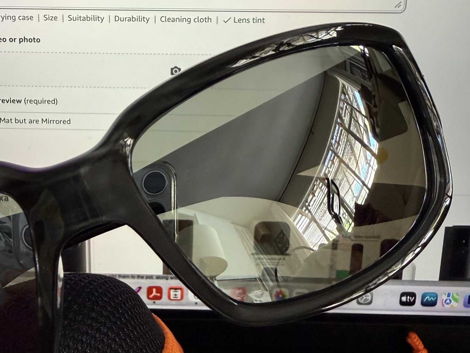 KastKing Skidaway Polarized Sport Sunglasses for Men and Women, Wrap Design customer photo 2