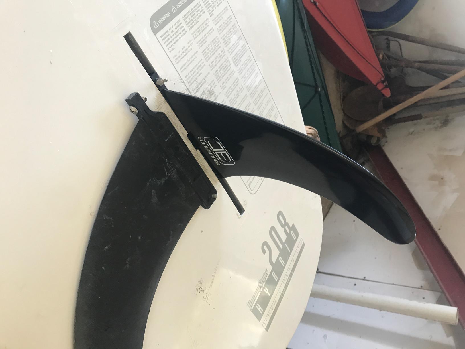 OCEANBROAD 8'' 9'' 10'' Surf SUP Fin No-Tool Fin Screw Single Center Fin customer photo 2