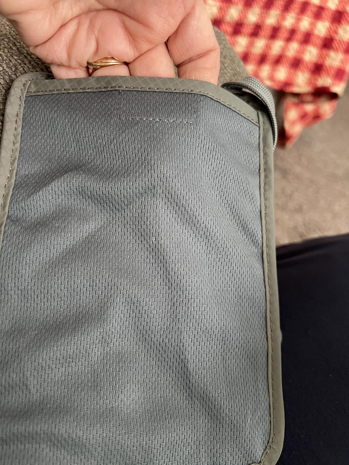 HERO Neck Wallet - RFID Blocking Passport Holder, Easy to Conceal Travel Pouch (Black) customer photo 2