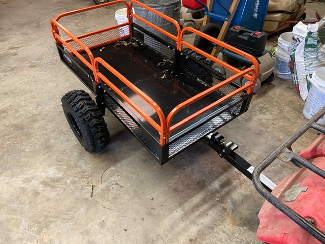 Impact Implements® 1500lb ATV/UTV/Tractor Cargo Trailer with Steel Floor customer photo 2