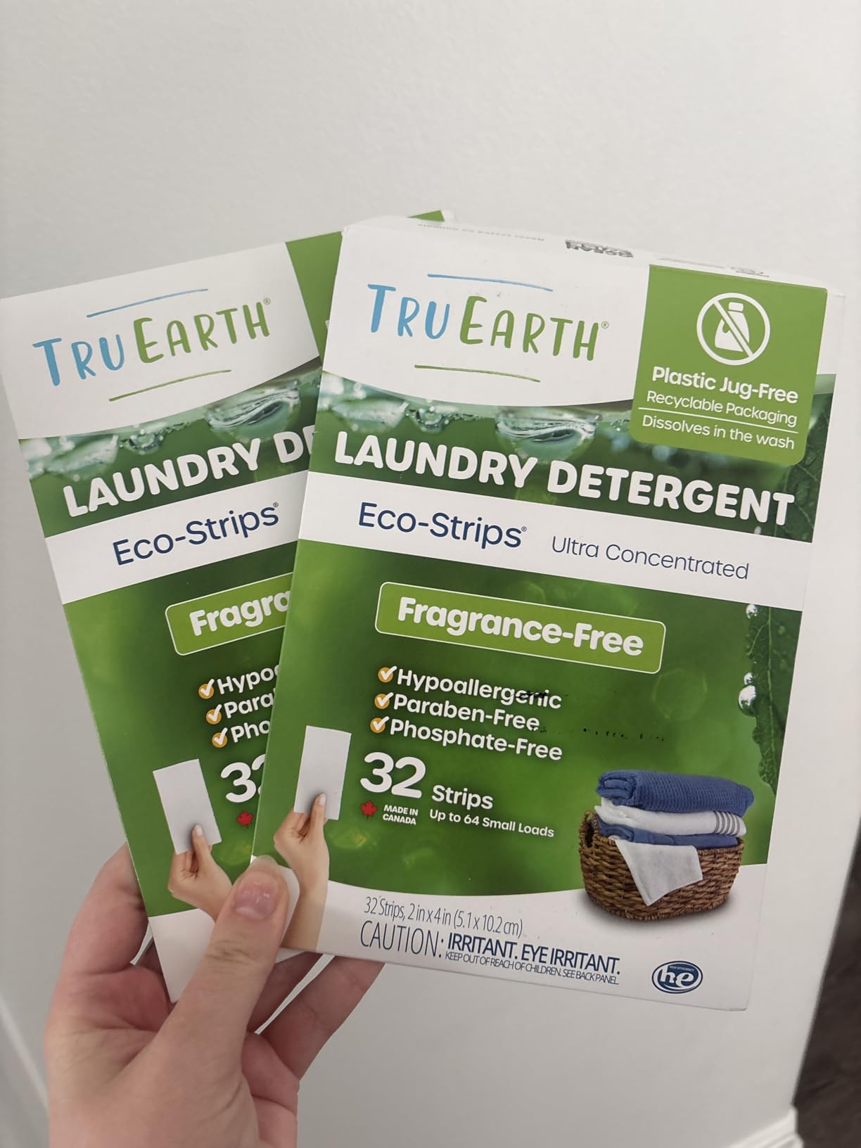 Tru Earth Dry Laundry Detergent Sheets, Unscented, 32 Strips customer photo 1