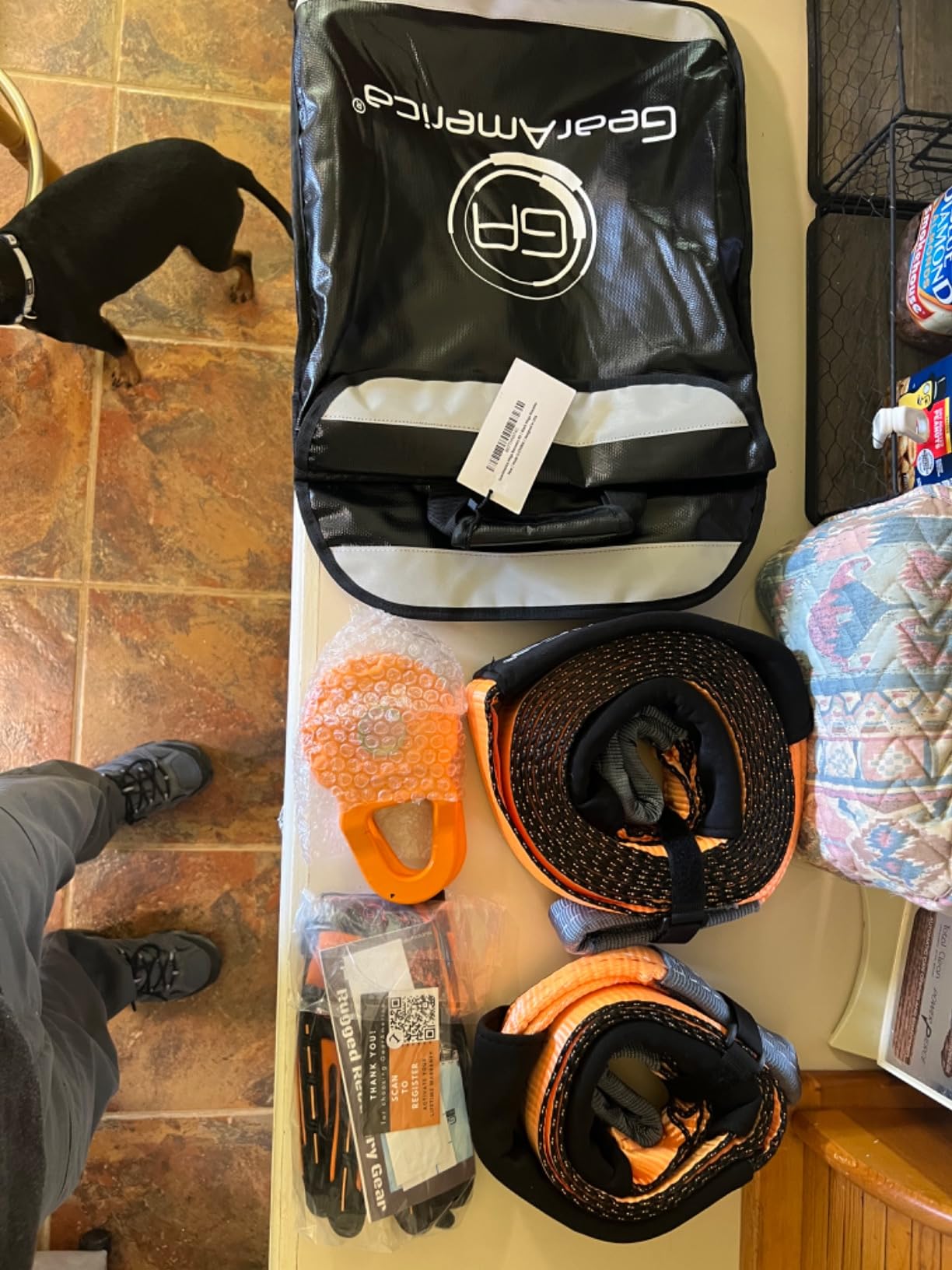 GearAmerica Mega Recovery Kit - 35,053 lbs, Black - D-Ring Shackles customer photo 1