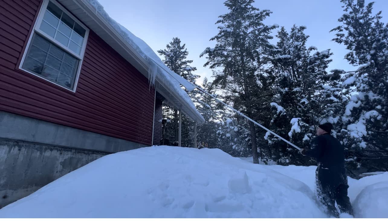 SNOWPEELER Premium Roof Rake for Snow Removal - 30 ft. Snow Removal Tool customer photo 1