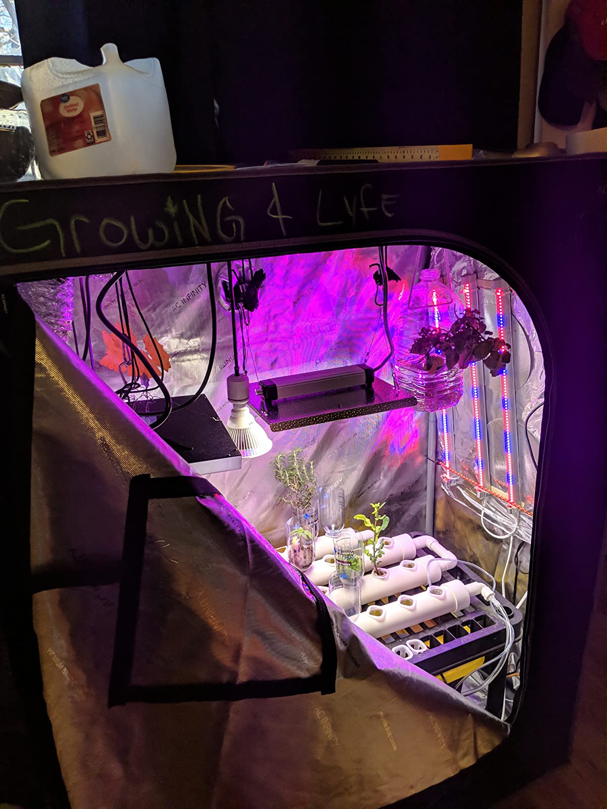 Hydroponic NFT 36 Holes Growing System with Special Fertilizer Timing Cycle, PVC Pipe Garden Plant Kit customer photo 2
