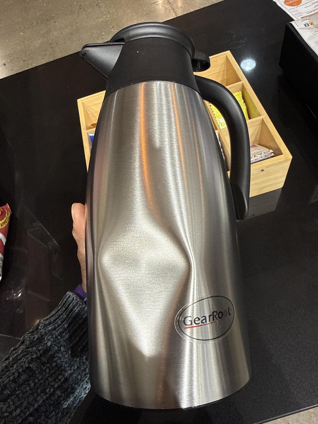 68oz Coffee Carafe Insulated, Airpot Thermal Coffee Carafes for Keeping Hot | Stainless Steel Vacuum Thermal Pot Flask customer photo 1